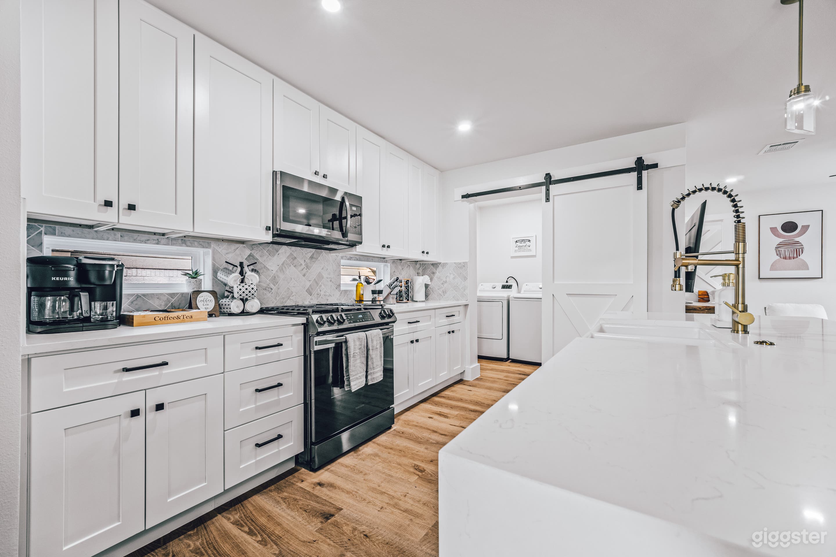 make yourself comfortable in this chef's kitchen