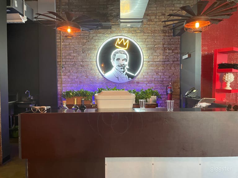  Exposed Brick Creative Lounge in Bronzeville 