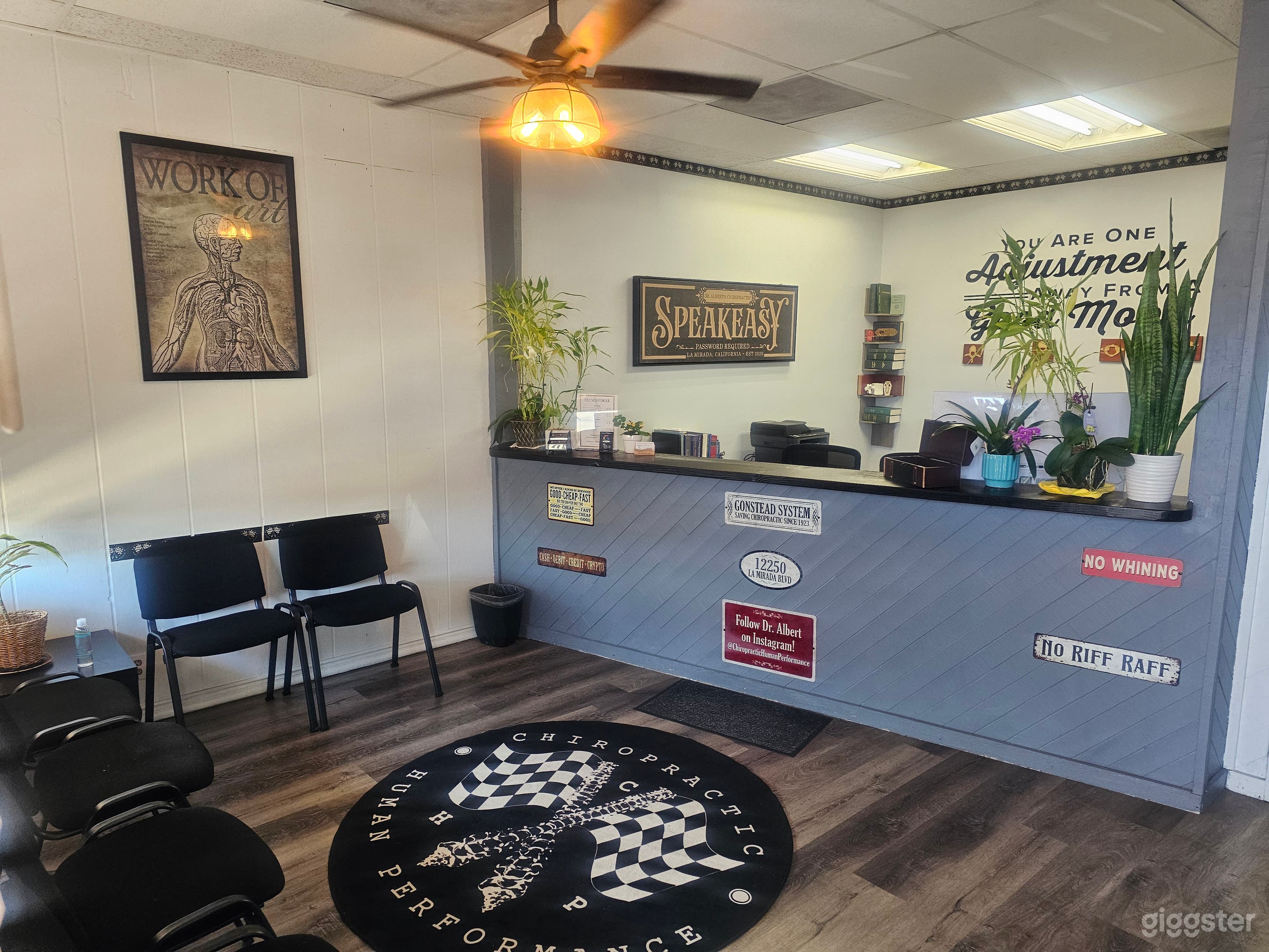 FUN Chiropractic Speakeasy Vintage Office! Photo 1