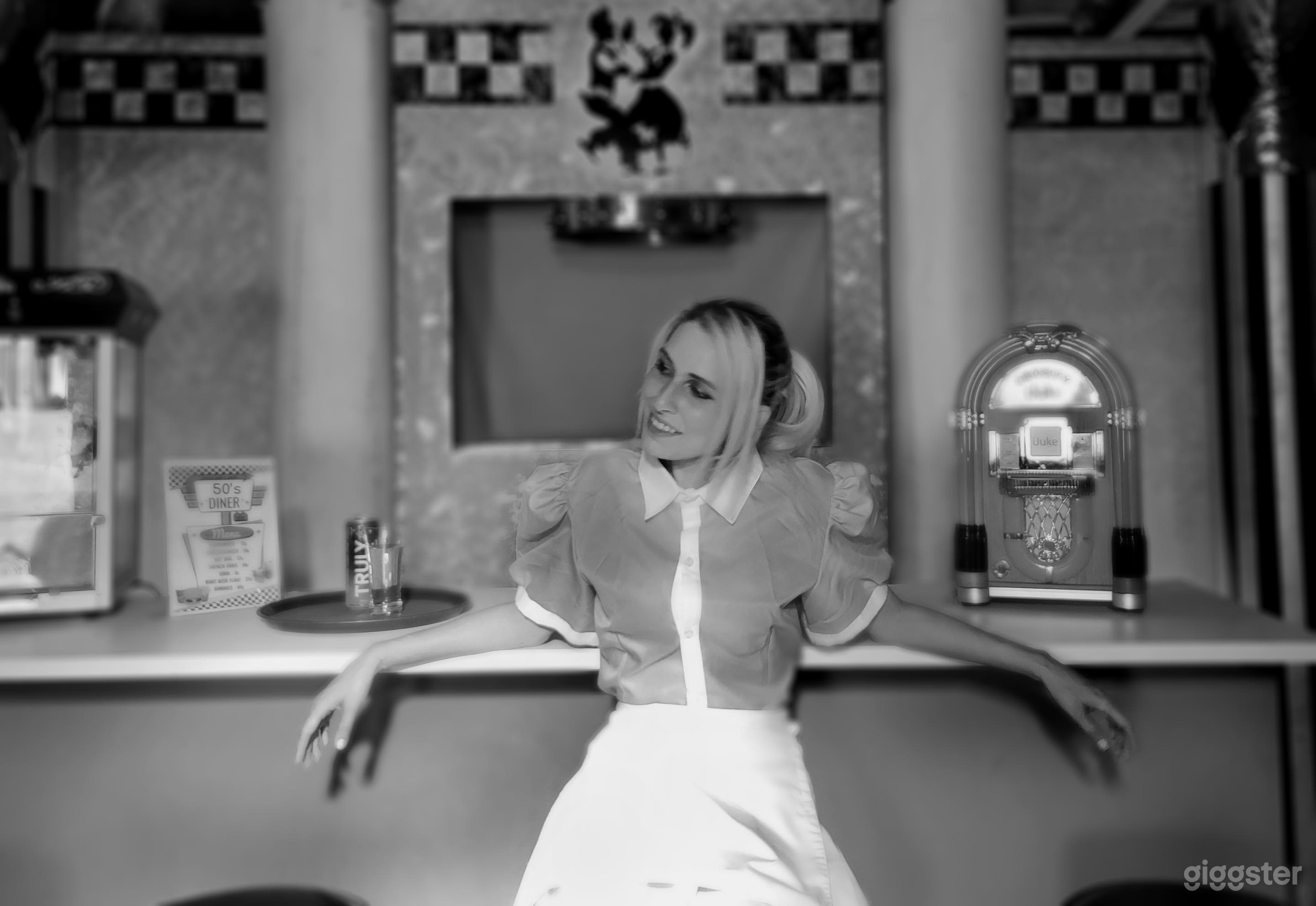 50's Diner Set  with Nostalgic Props Photo 3