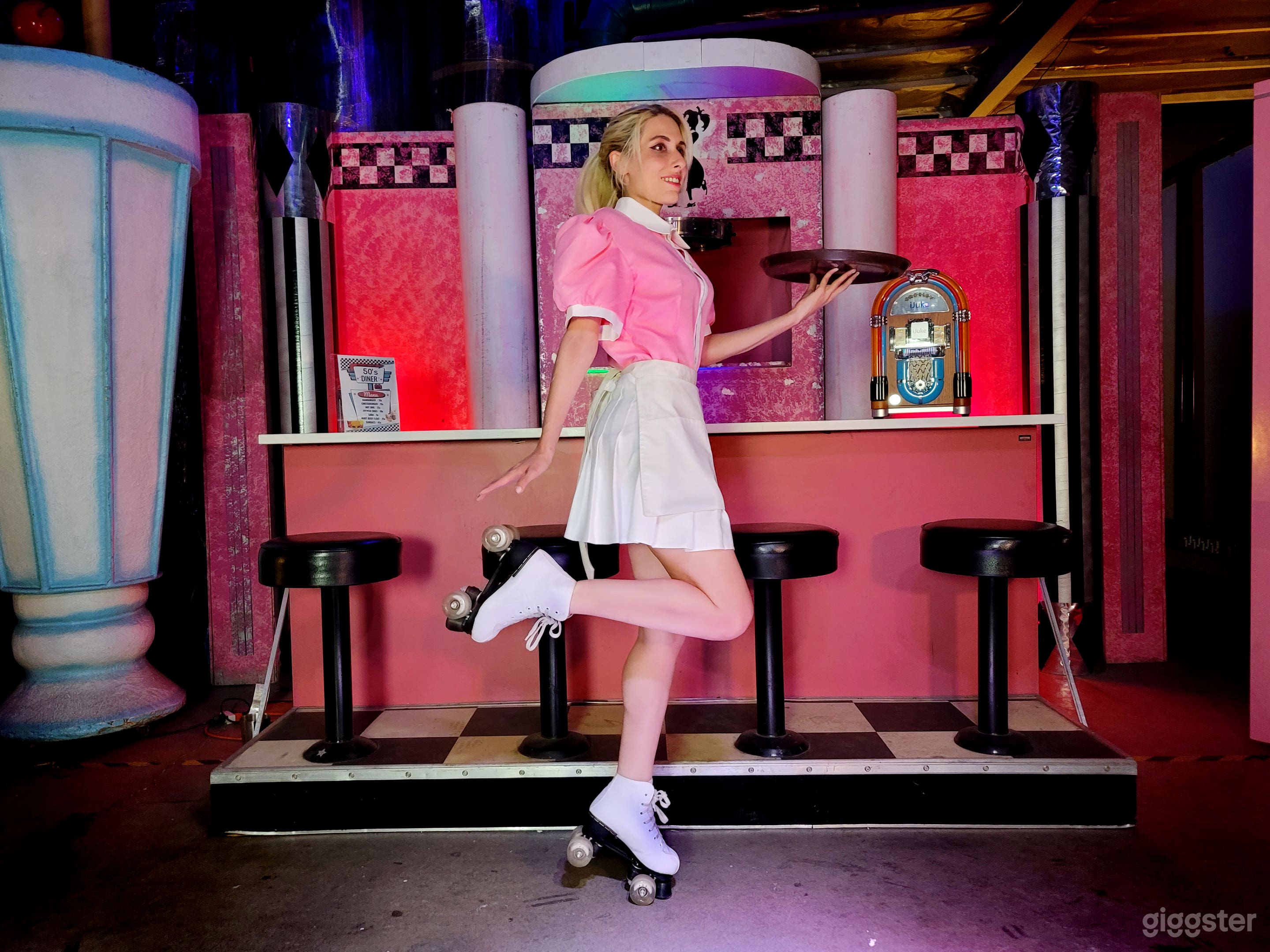 50's Diner Set  with Nostalgic Props Photo 1