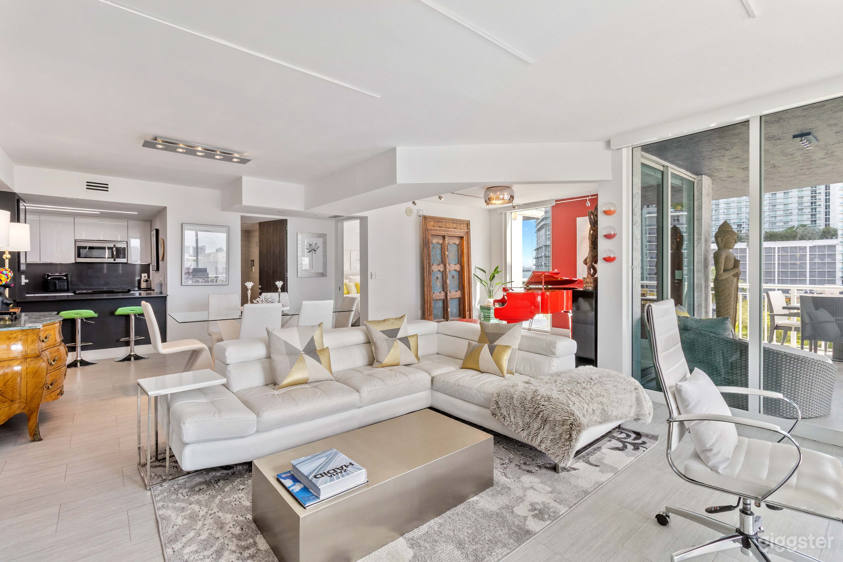 Edgewater Miami Modern Grand Piano Zen Retreat Photo 1