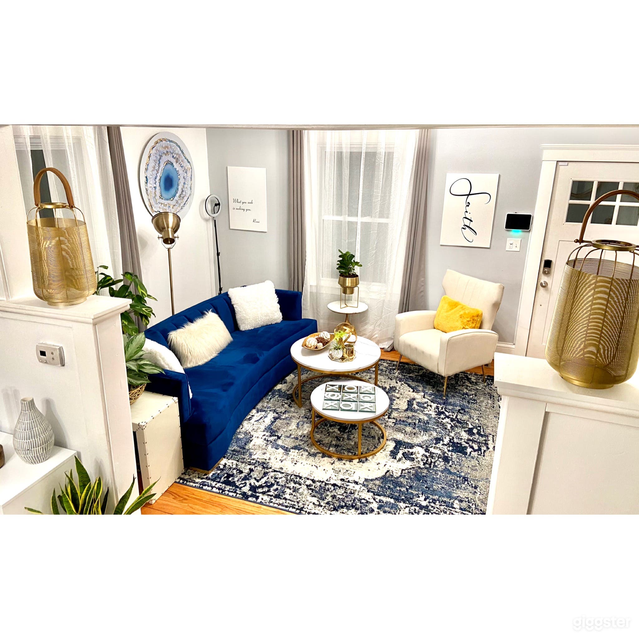 First living space view from the second living space.