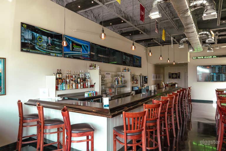  Golf Inspired Sports Book Bar  