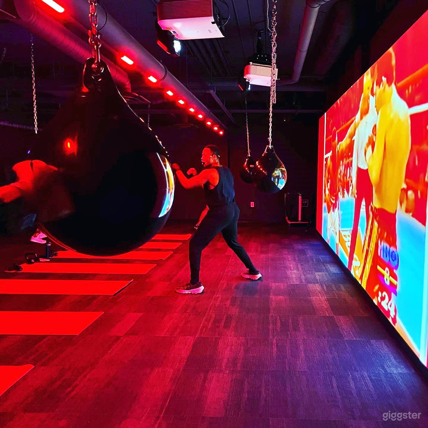 Small Studio on Mezzanine with 30-foot Screen Photo 3