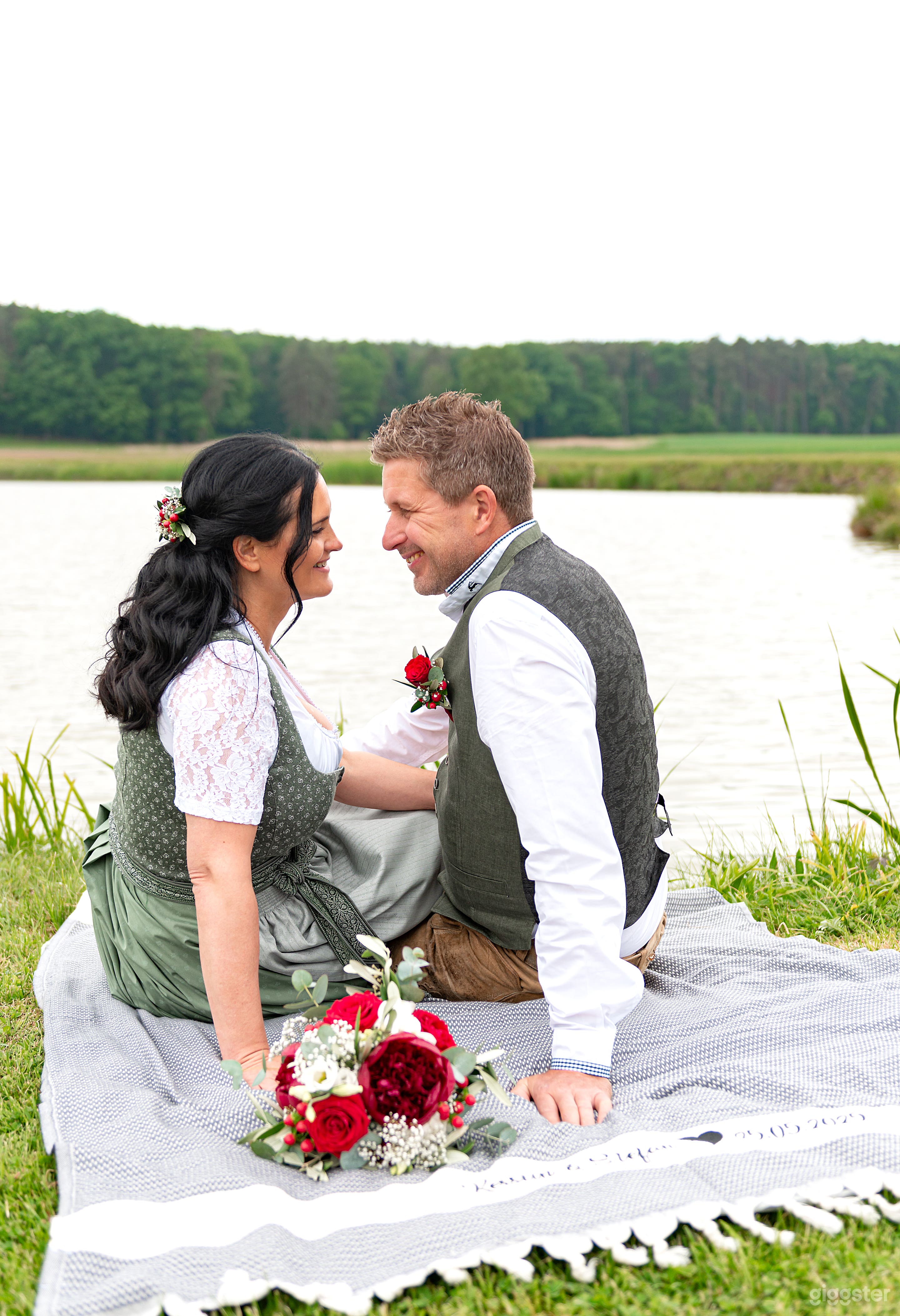 Rustikale Festscheune, Hochzeitsinsel, Seebuhne, Liebesboot Foto 4