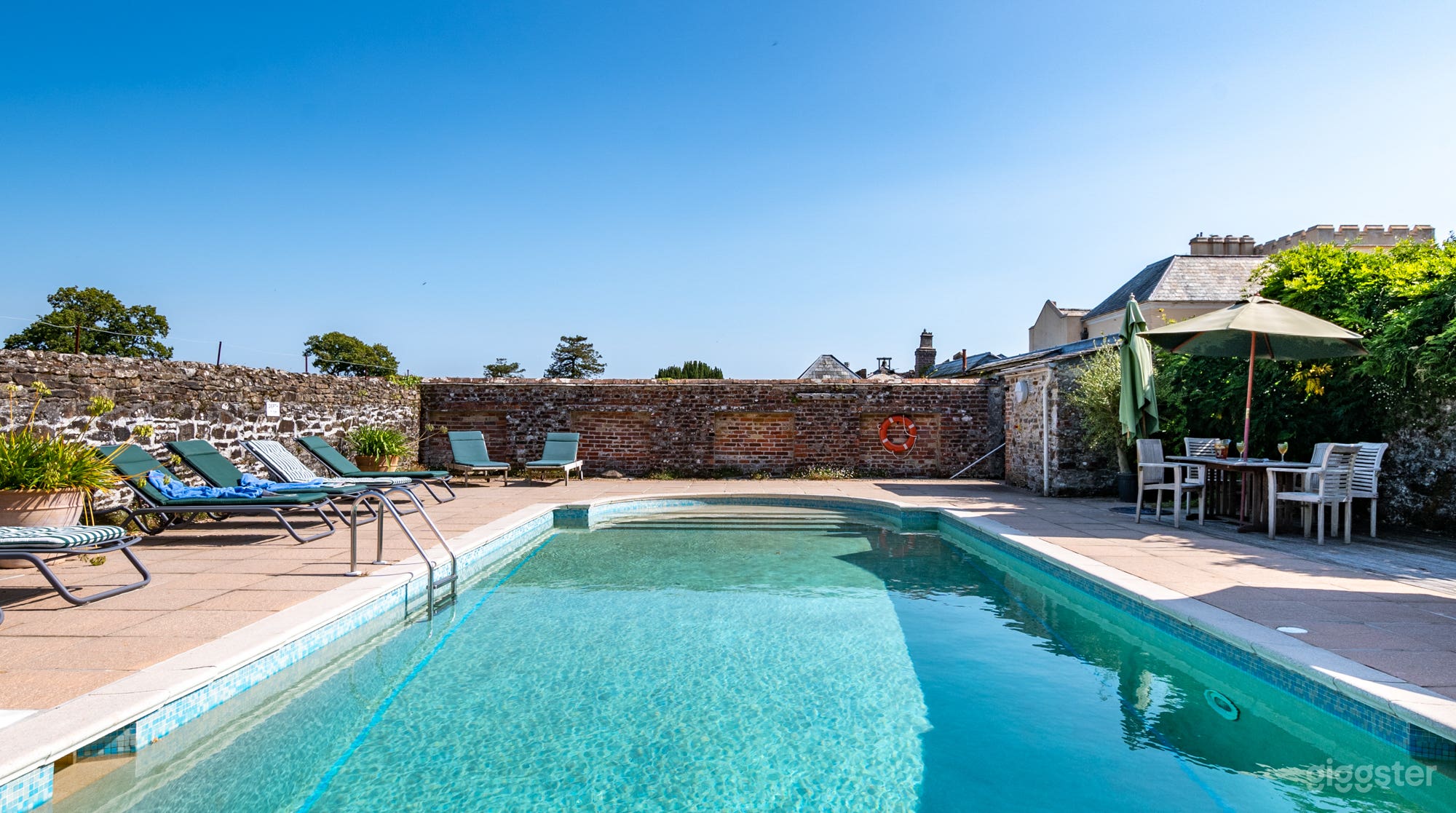 Swimming Pool on a Castle Photo 3