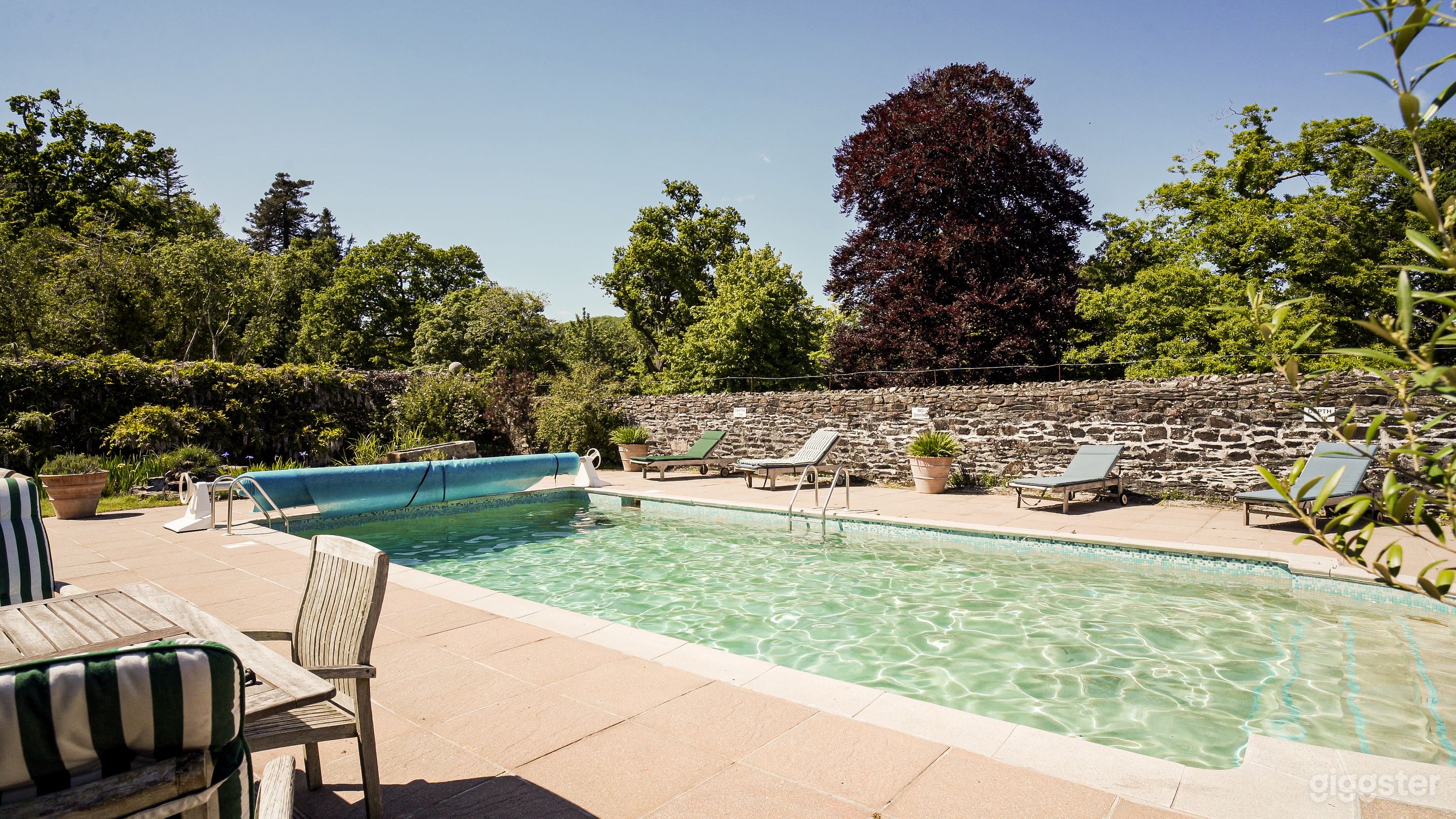 Swimming Pool on a Castle Photo 2
