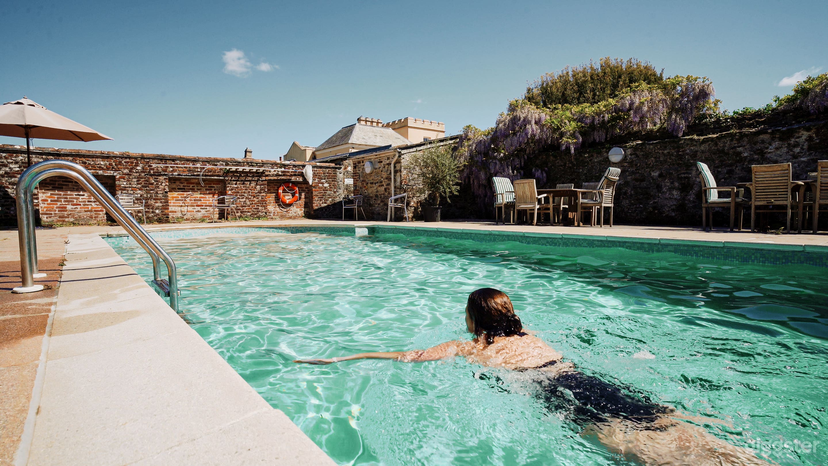 Swimming Pool on a Castle Photo 4