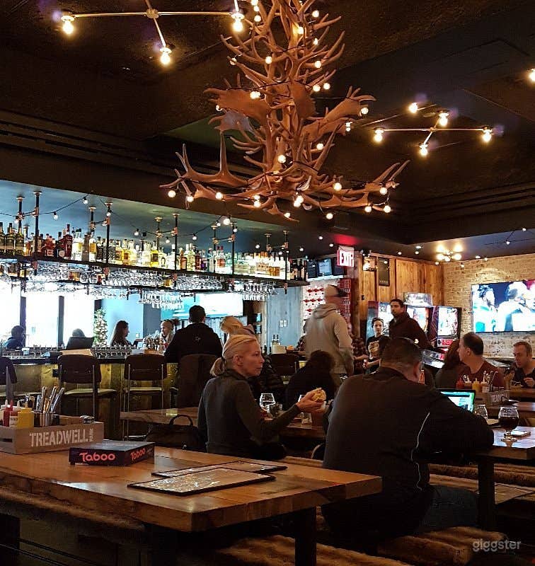 Industrial-Style Restaurant and Bar Photo 3