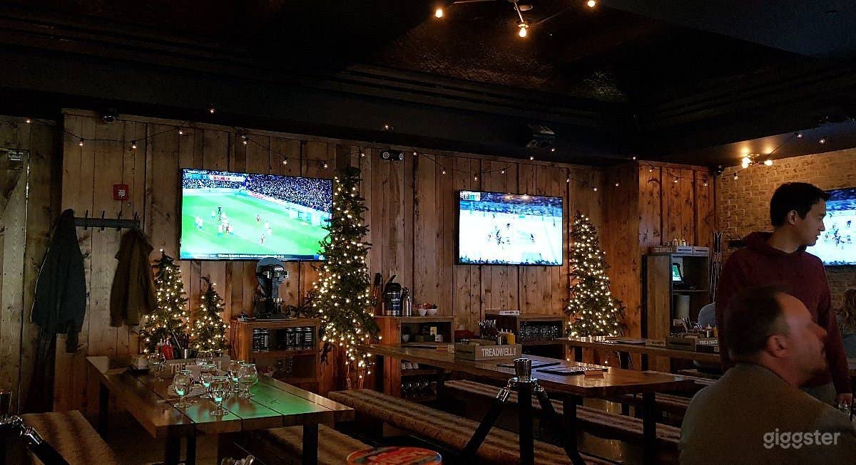 Industrial-Style Restaurant and Bar Photo 2