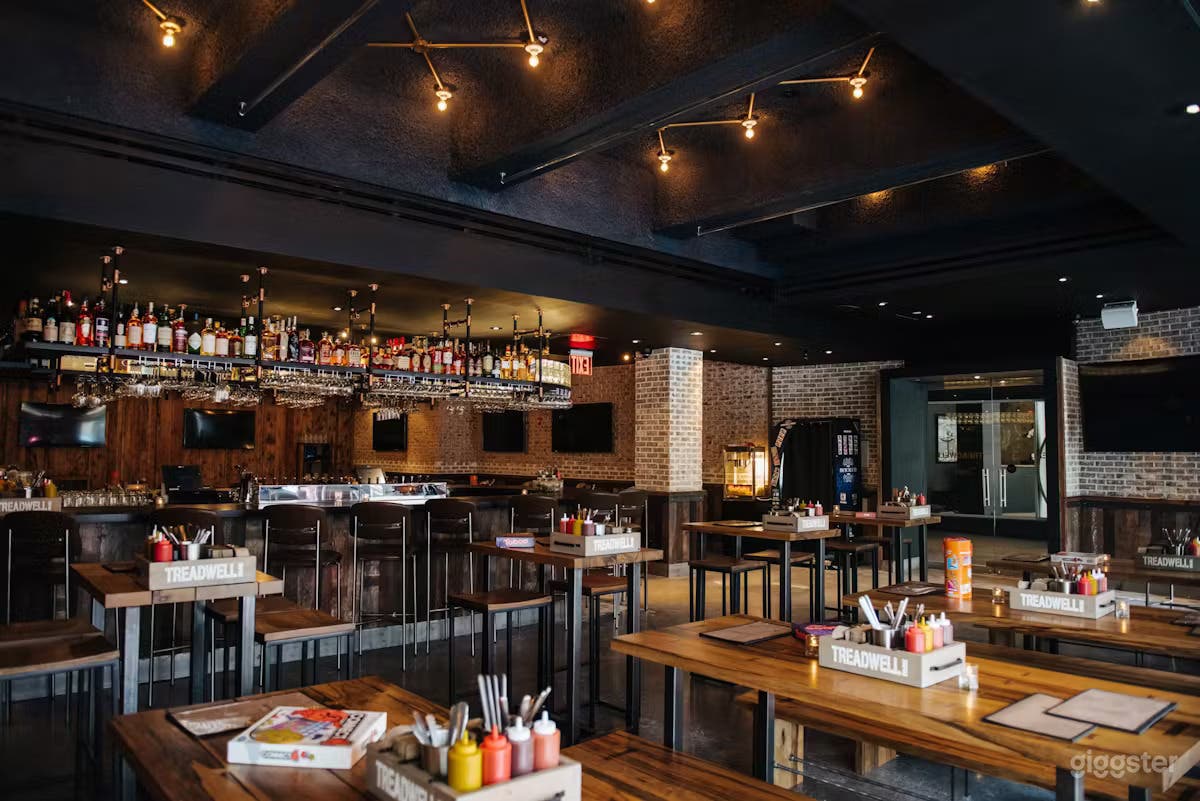 Industrial-Style Restaurant and Bar Photo 1