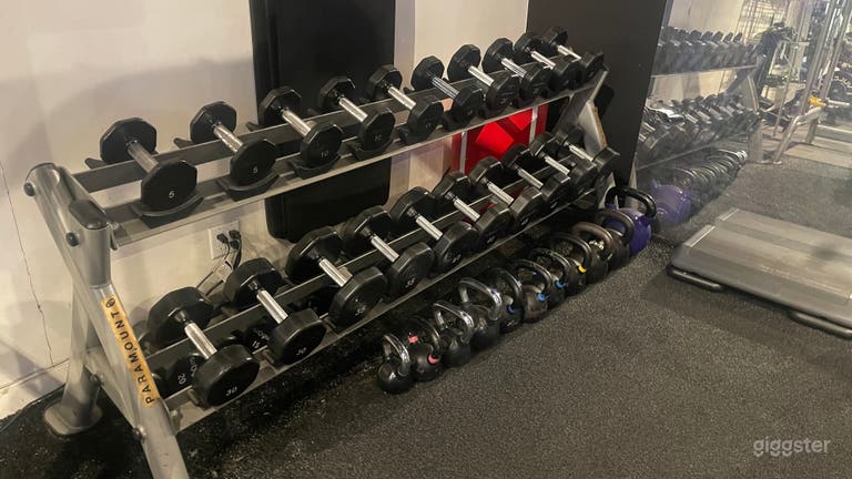 Dumbbell station.  