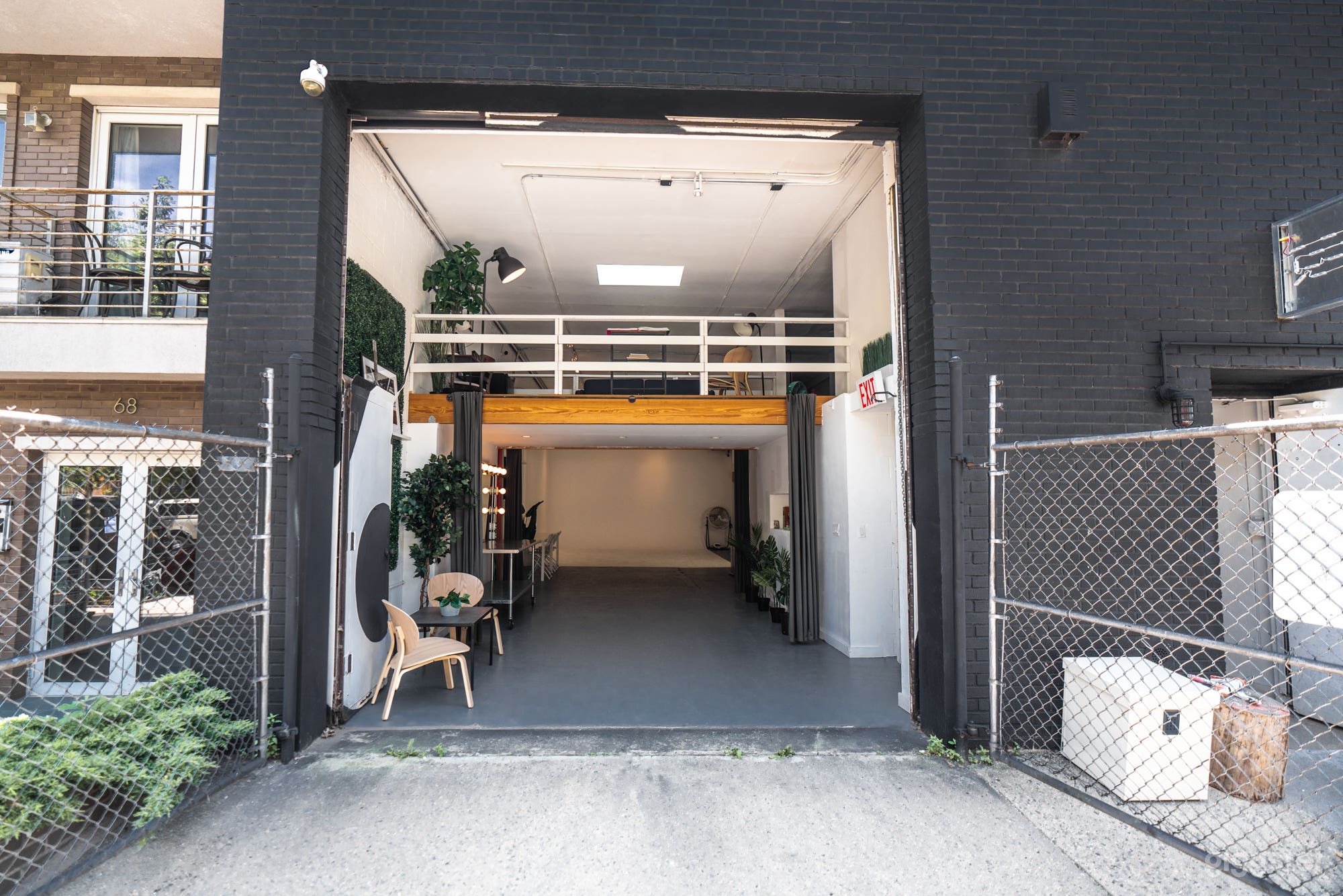 Garage and driveway entry 