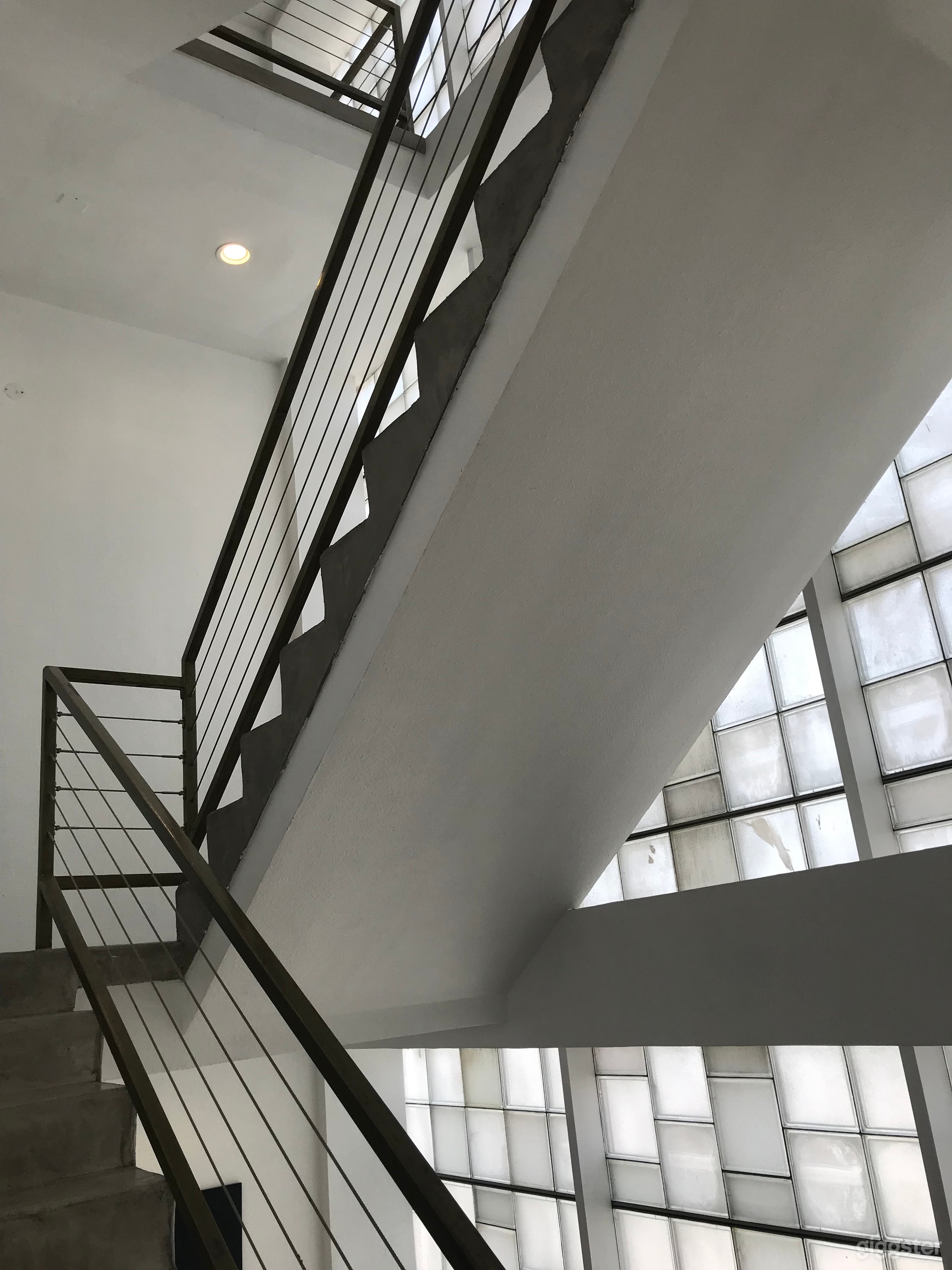 Railings are specifically designed to enhance the glass aesthetics...