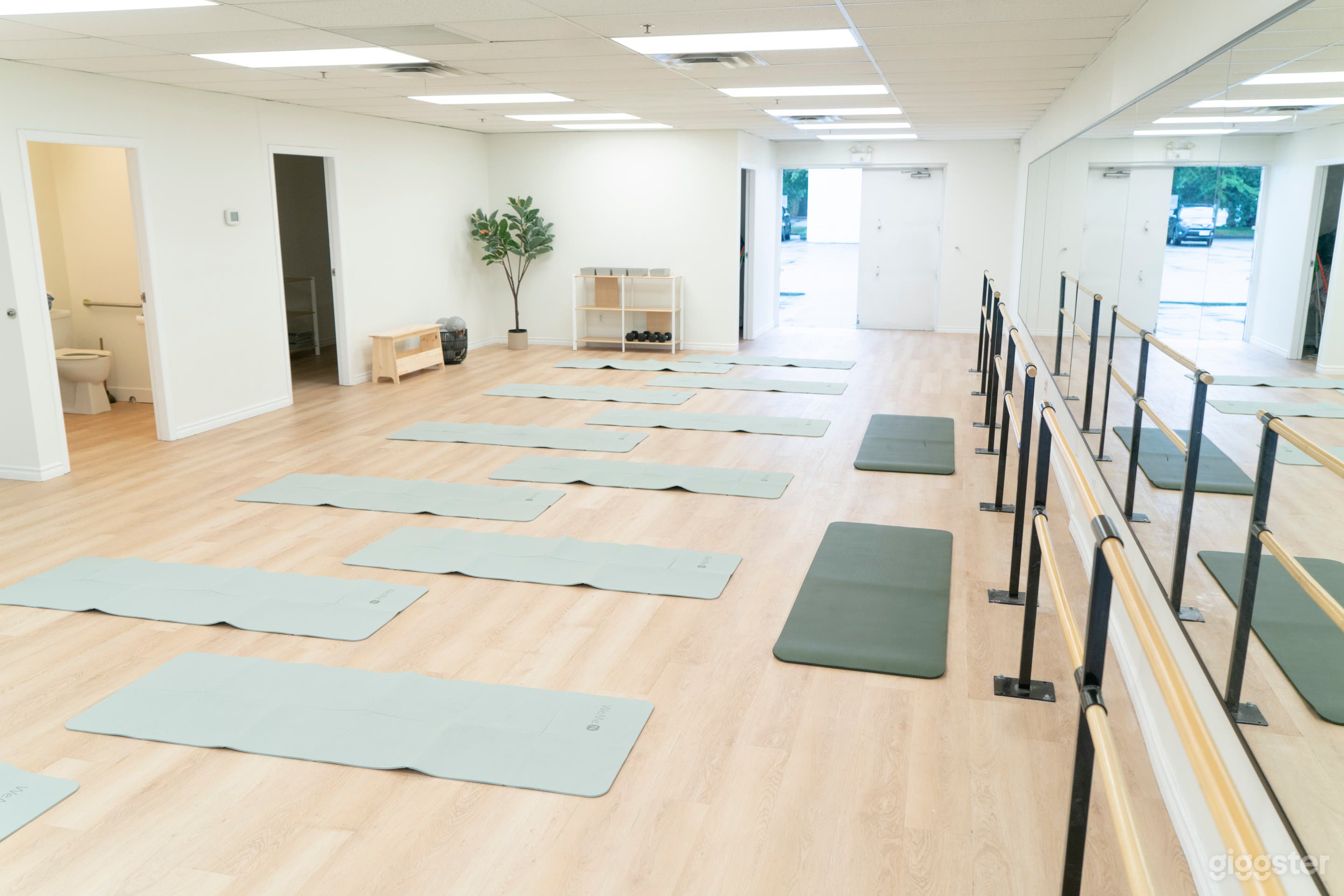 Bright and open studio space 