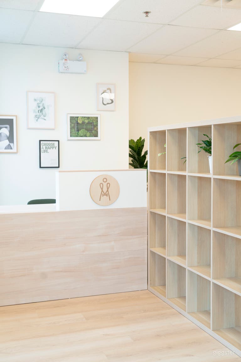  Front desk space and waiting area  