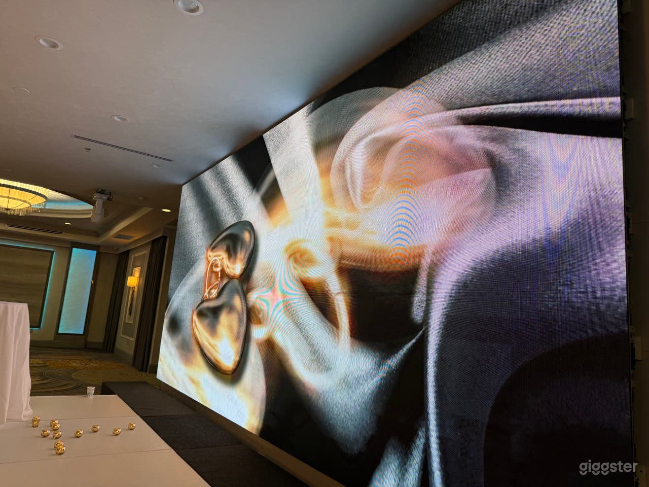 Stunning LED Wall Inside Elegant Banquet Hall 🌟 Photo 1