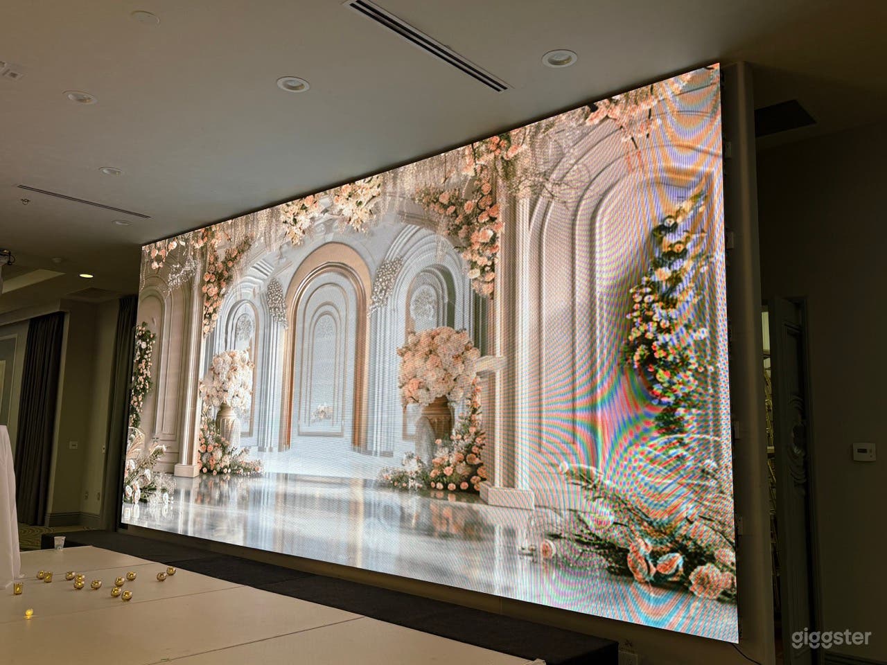 Stunning LED Wall Inside Elegant Banquet Hall 🌟 Photo 2