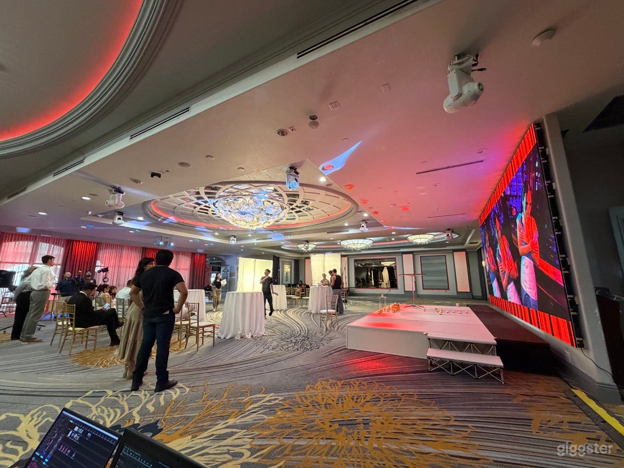 Stunning LED Wall Inside Elegant Banquet Hall 🌟 Photo 4