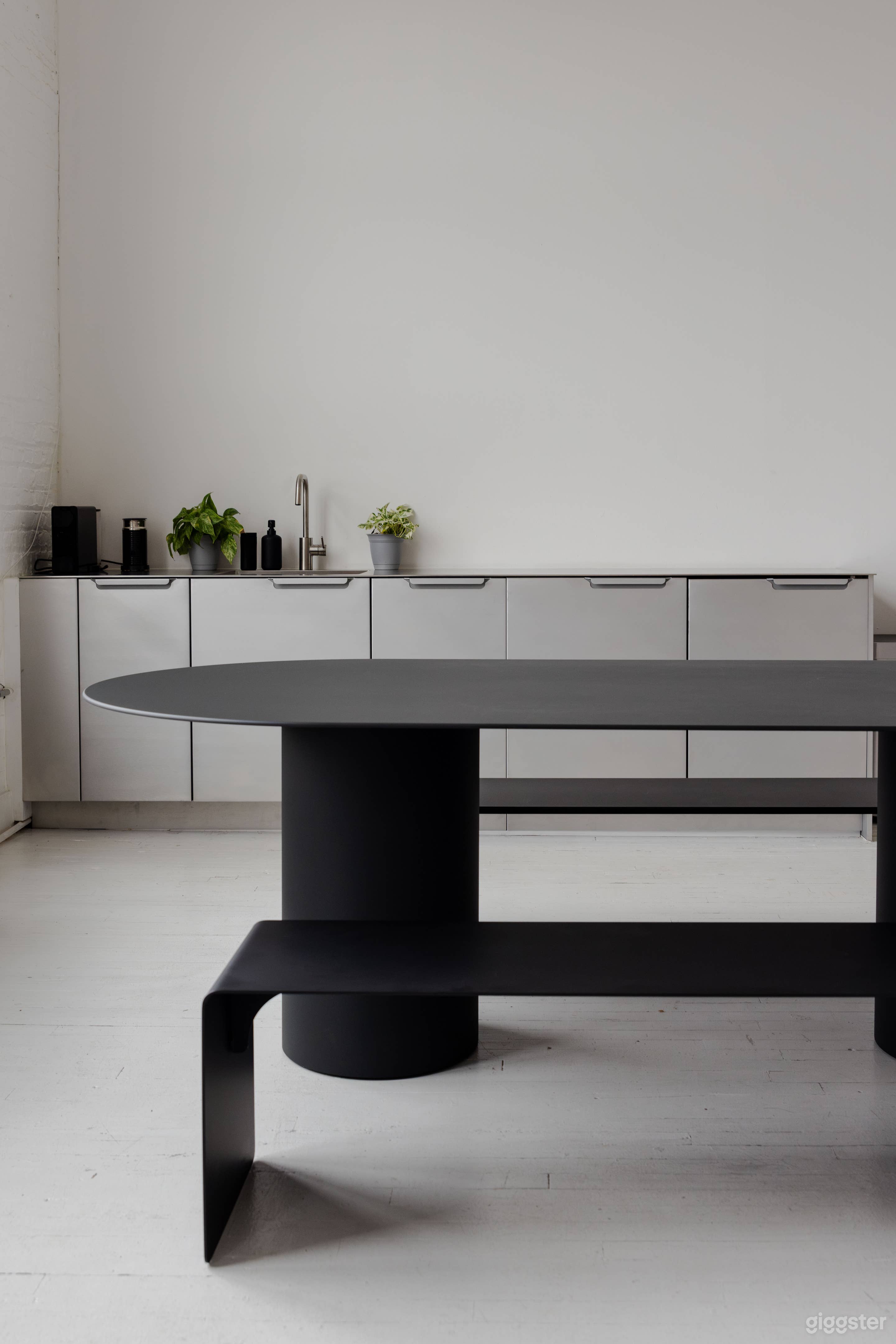 Sleek Minimalist Creative Studio Space Photo 2