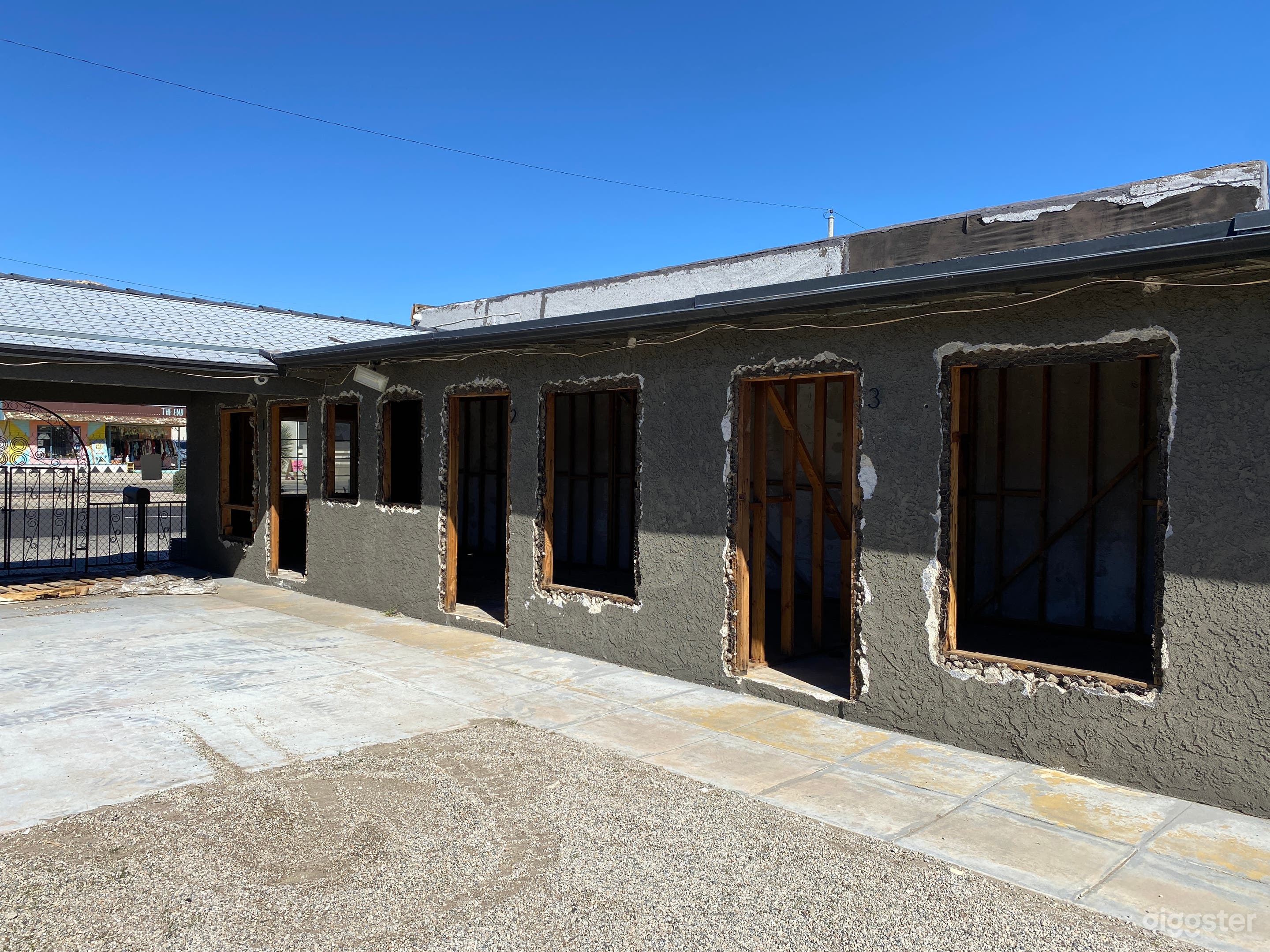 Exterior of Eastside of Courtyard