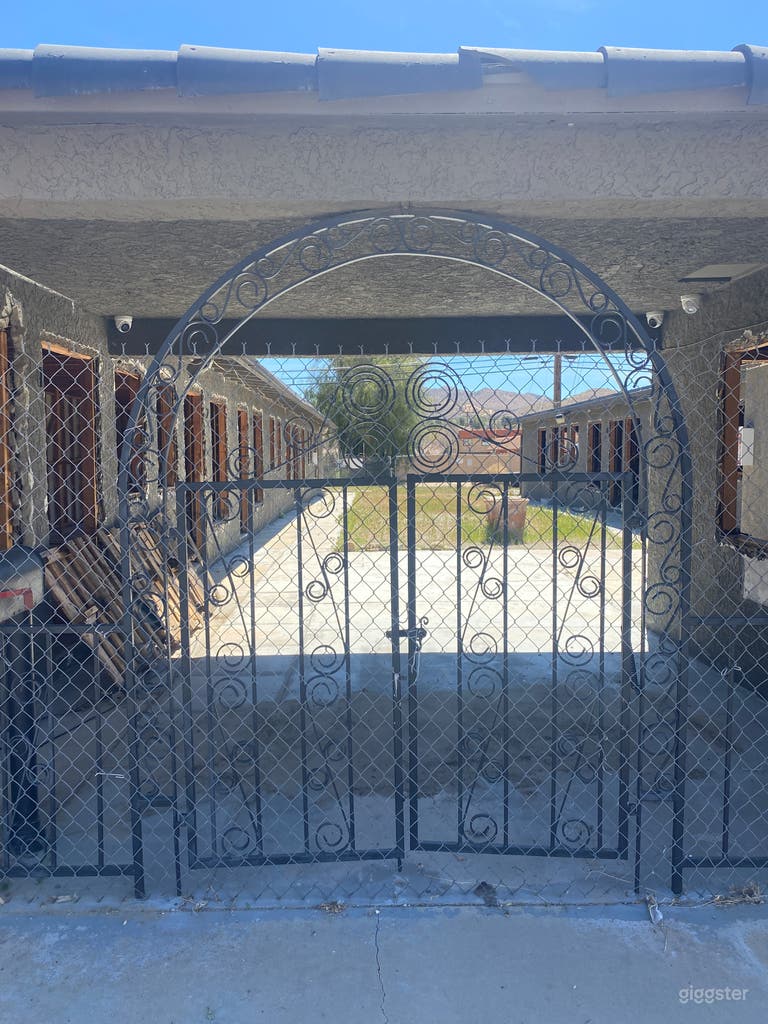  Front Gate Looking Into Property 