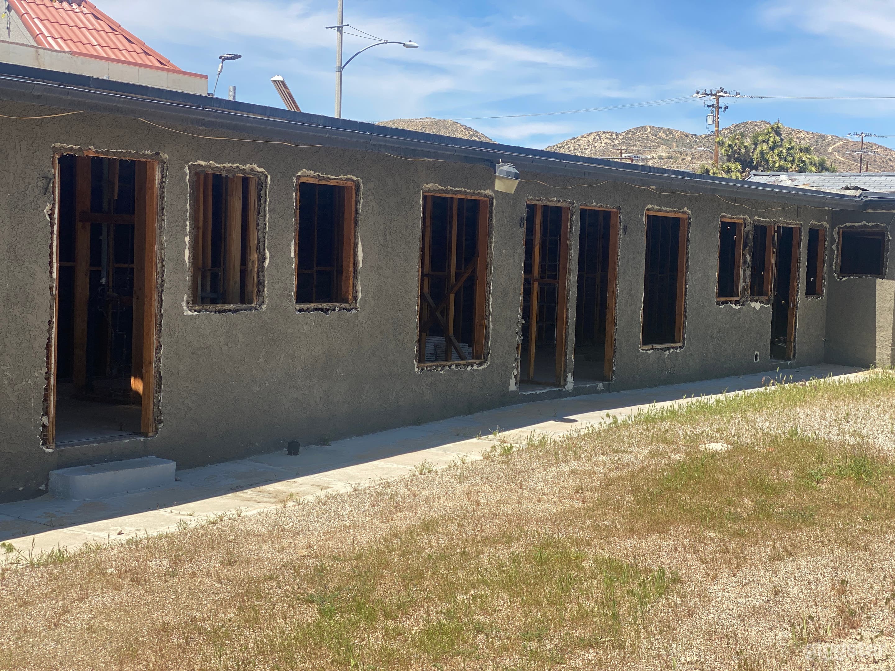 Exterior of West Side of Courtyard