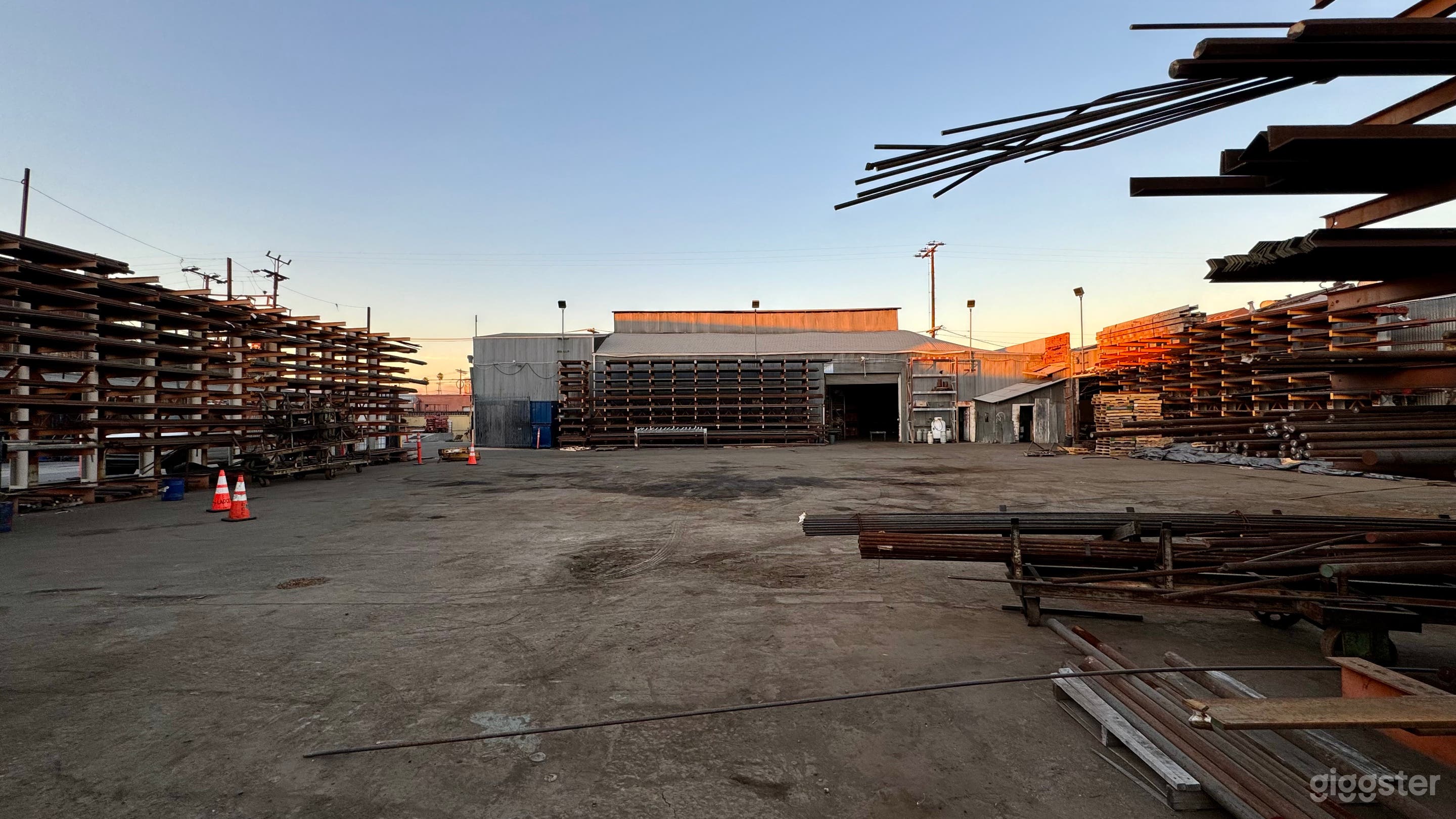 Huge Industrial Parking Lot in Studio Compound Photo 2