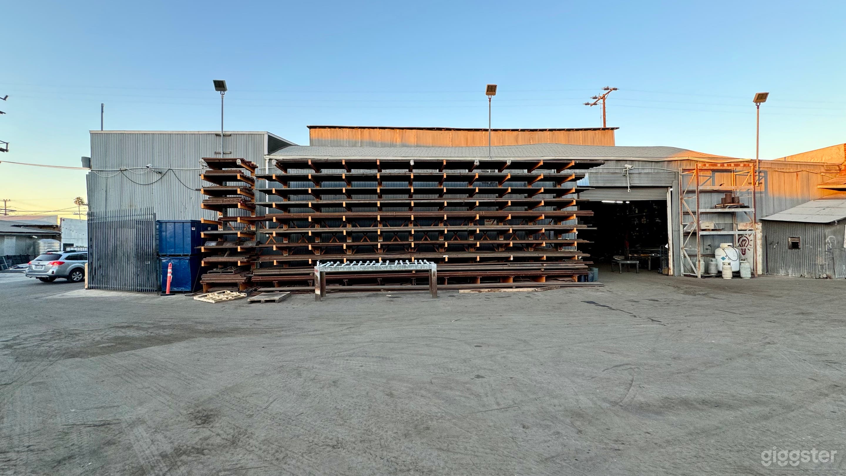 Huge Industrial Parking Lot in Studio Compound Photo 4