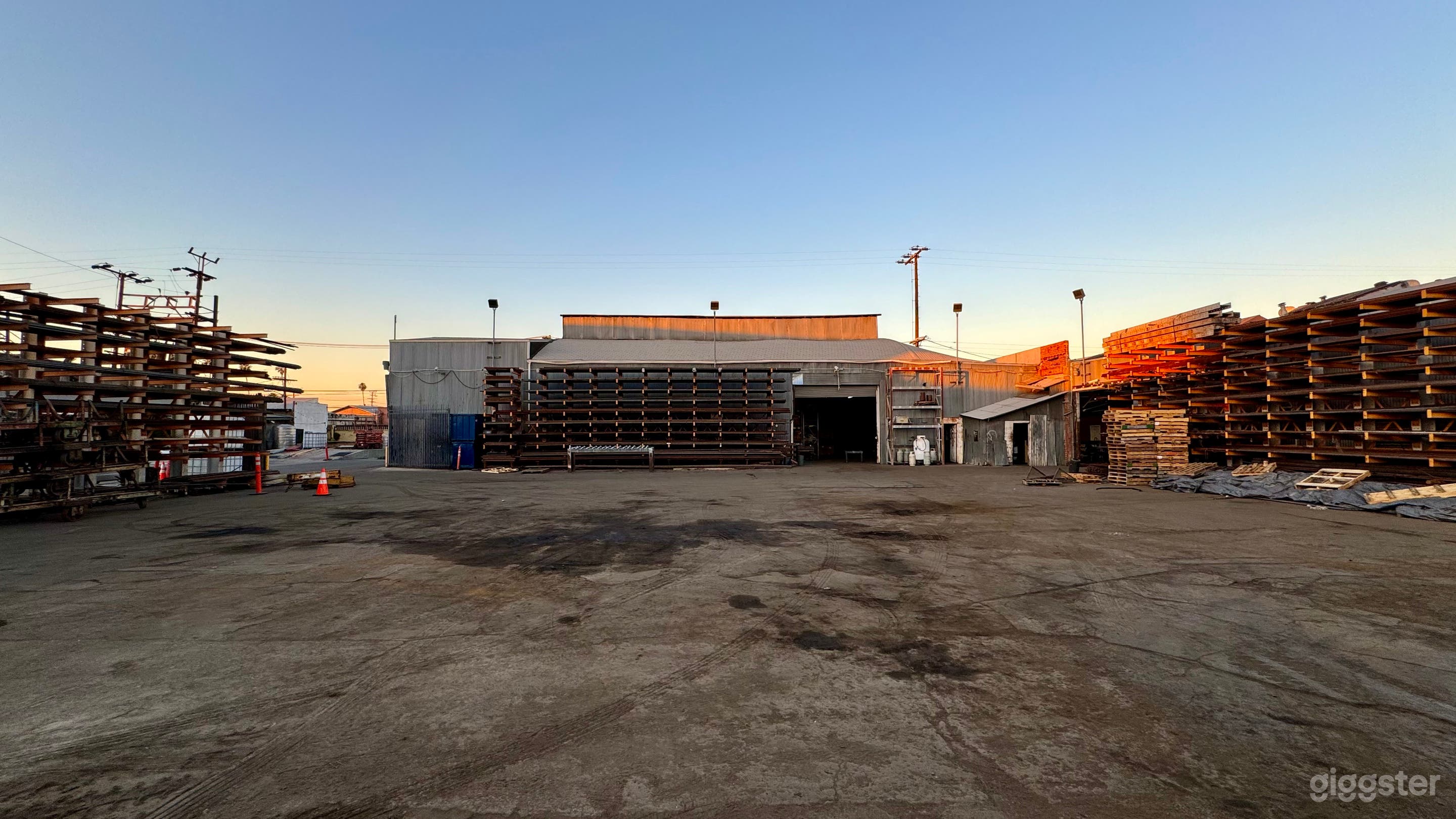 Huge Industrial Parking Lot in Studio Compound Photo 3