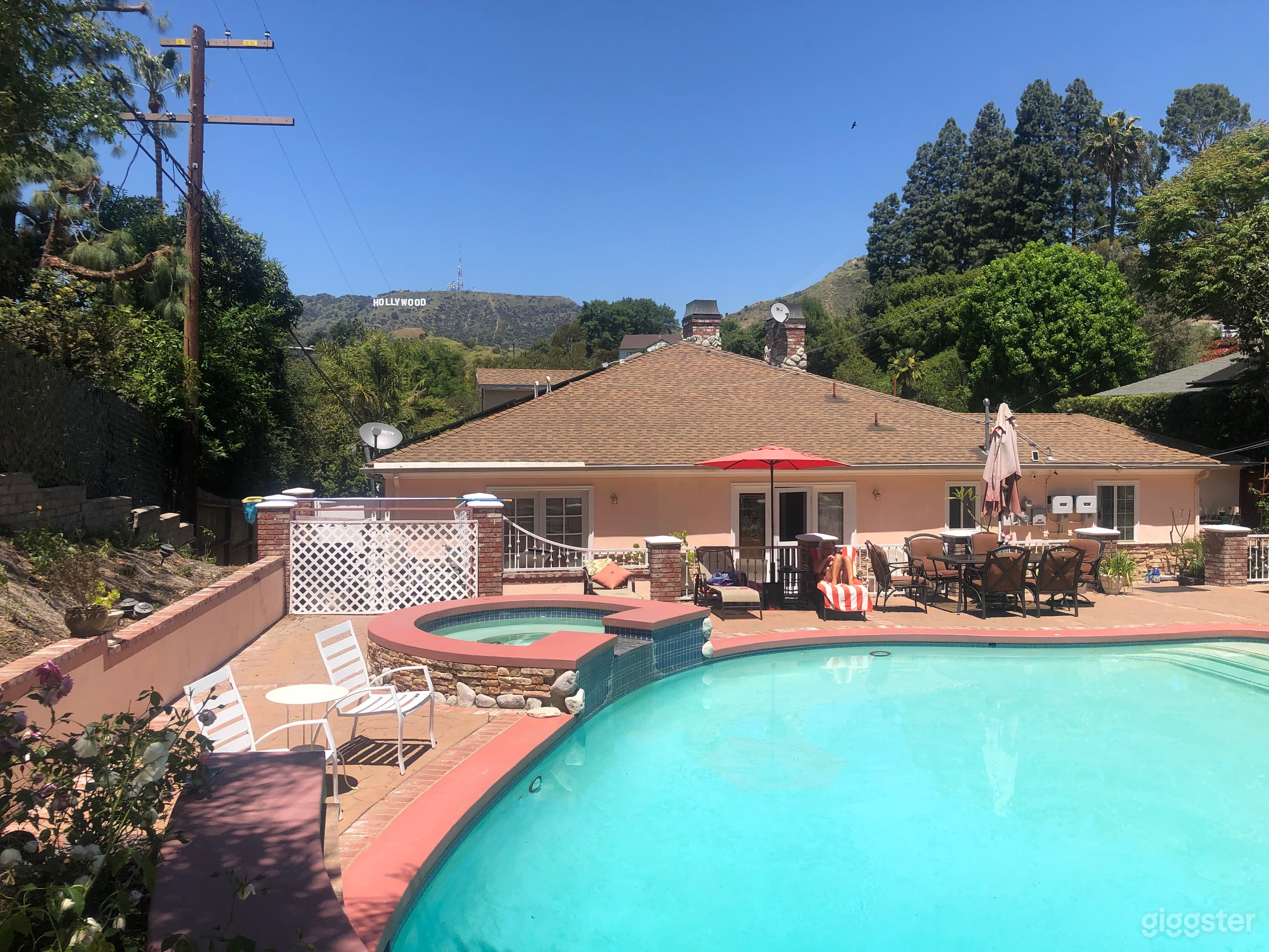 View of Hollywood sign