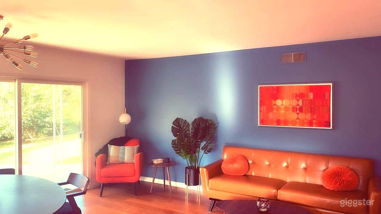 Another view of the dining area/party room. 