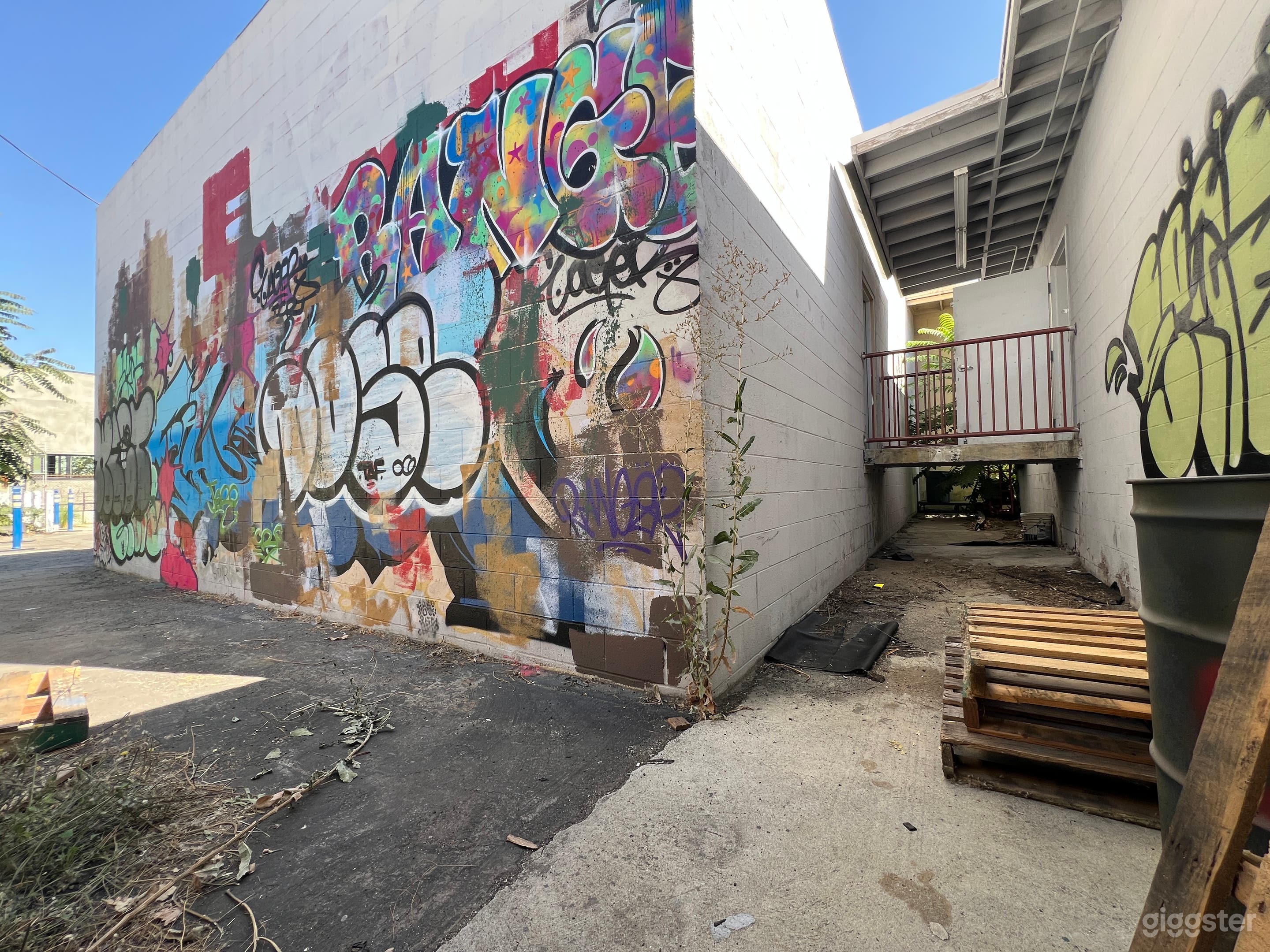 Industrial Backlot Loading Dock Warehouse INT EXT Photo 1