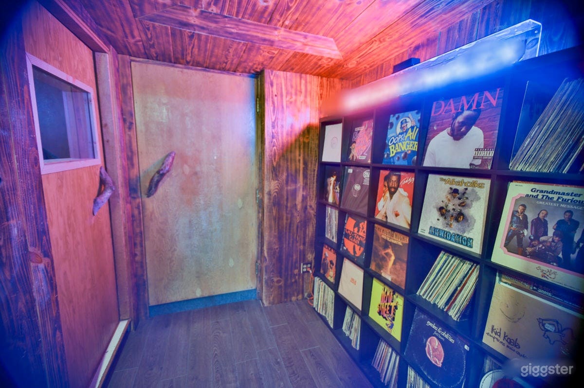 Hallway to enclosed Mic Booth