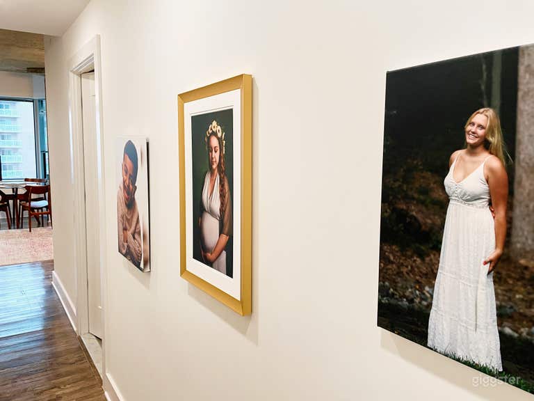  hallway leading up to the main shoot space 