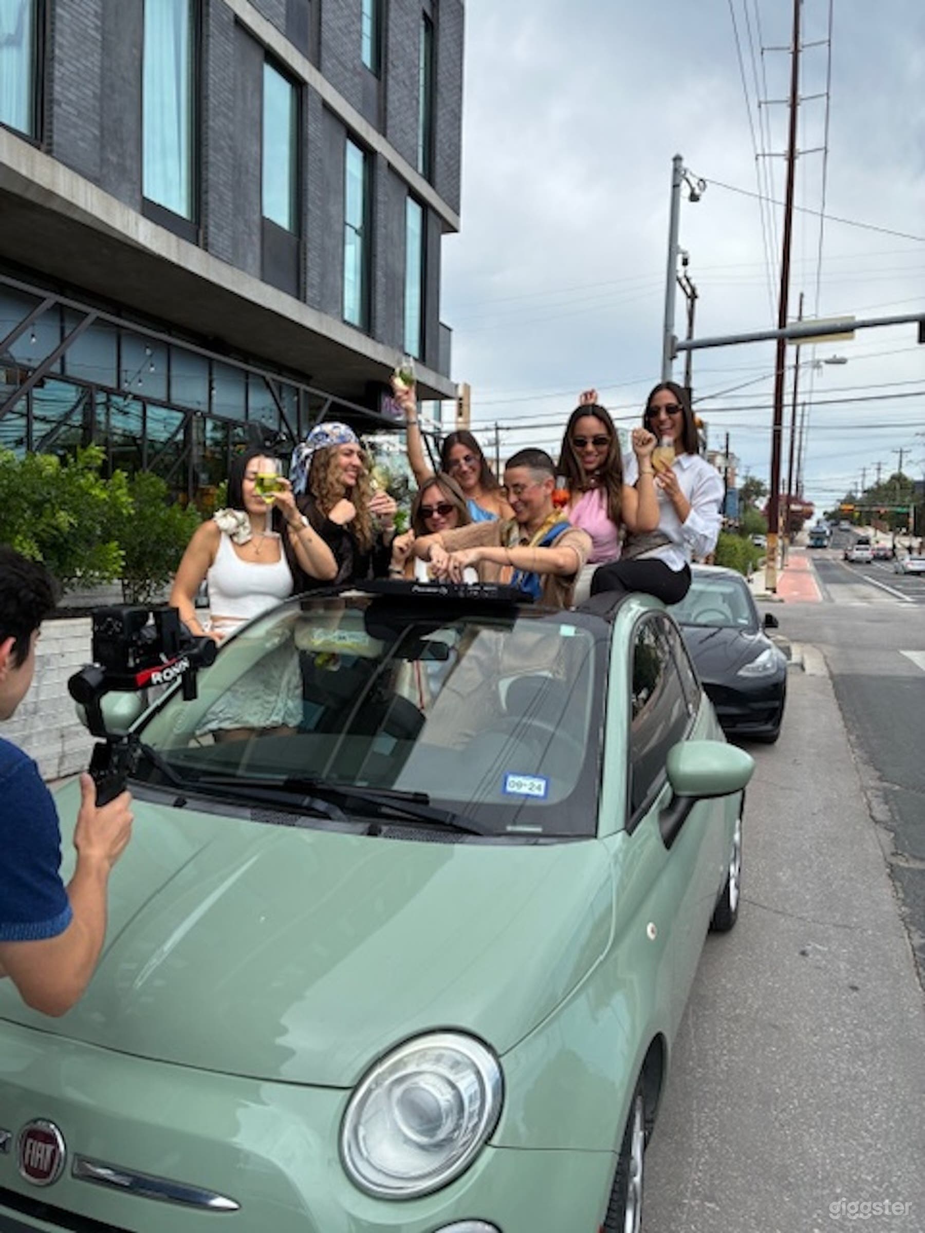 Nice photoshoot for new spirit beverage at location!