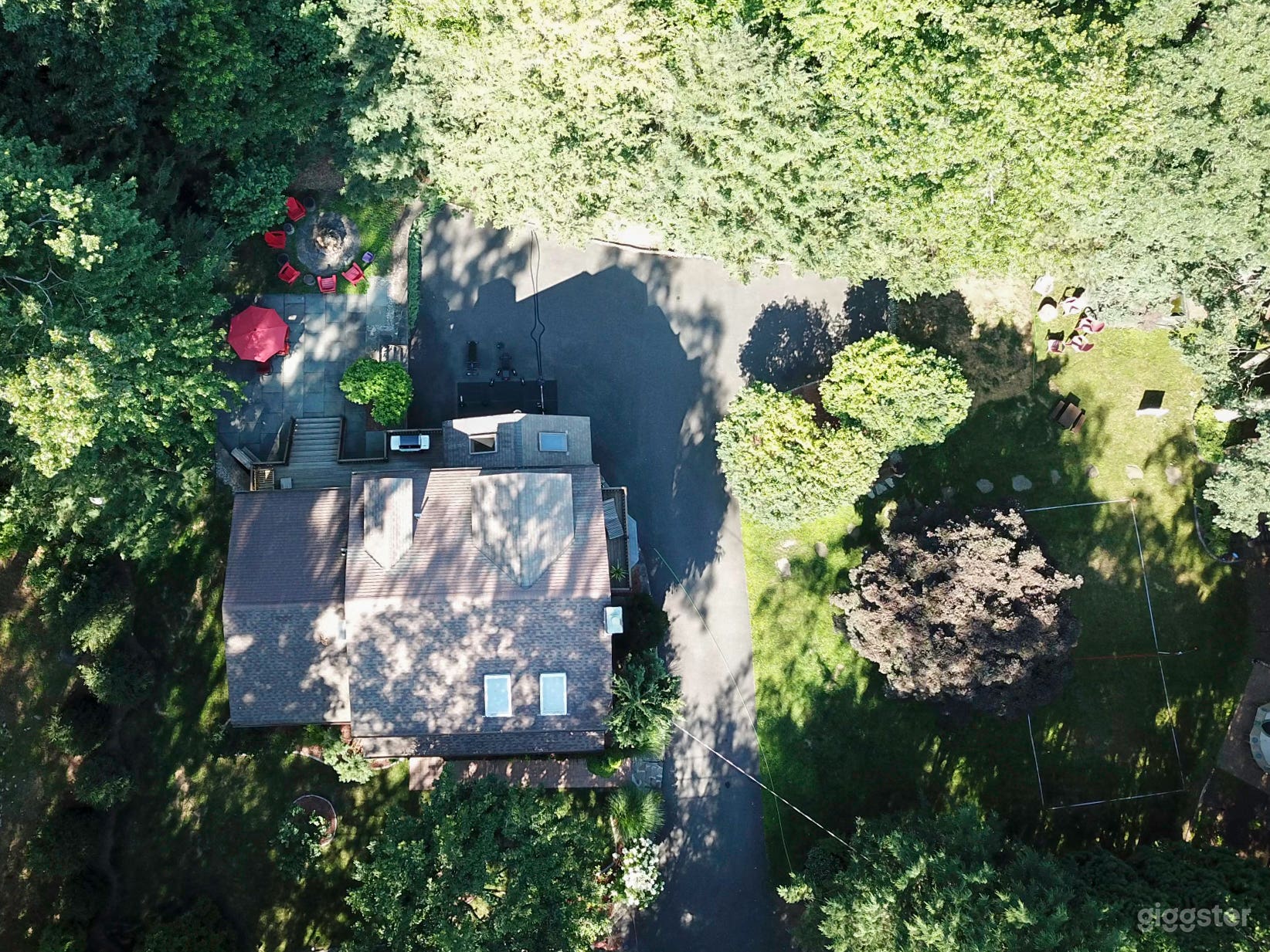 Aerial view of our property
( private beach / clubhouse etc is just a short 5 min walk away ) 