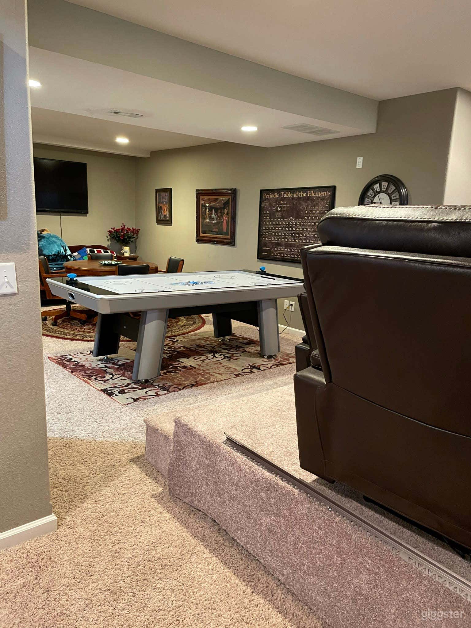 Basement Entertainment Room