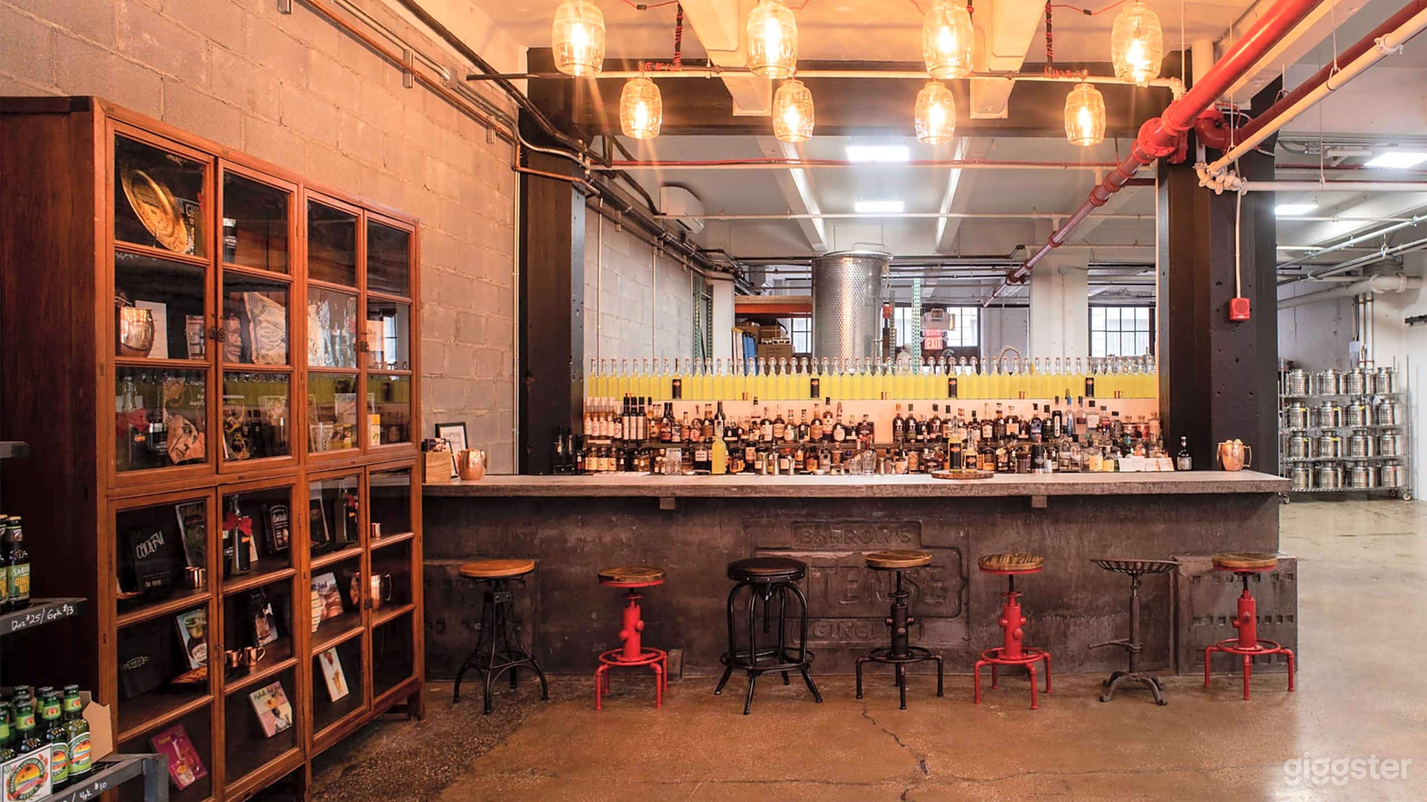 Stylish Industrial Tasting Room Photo 1
