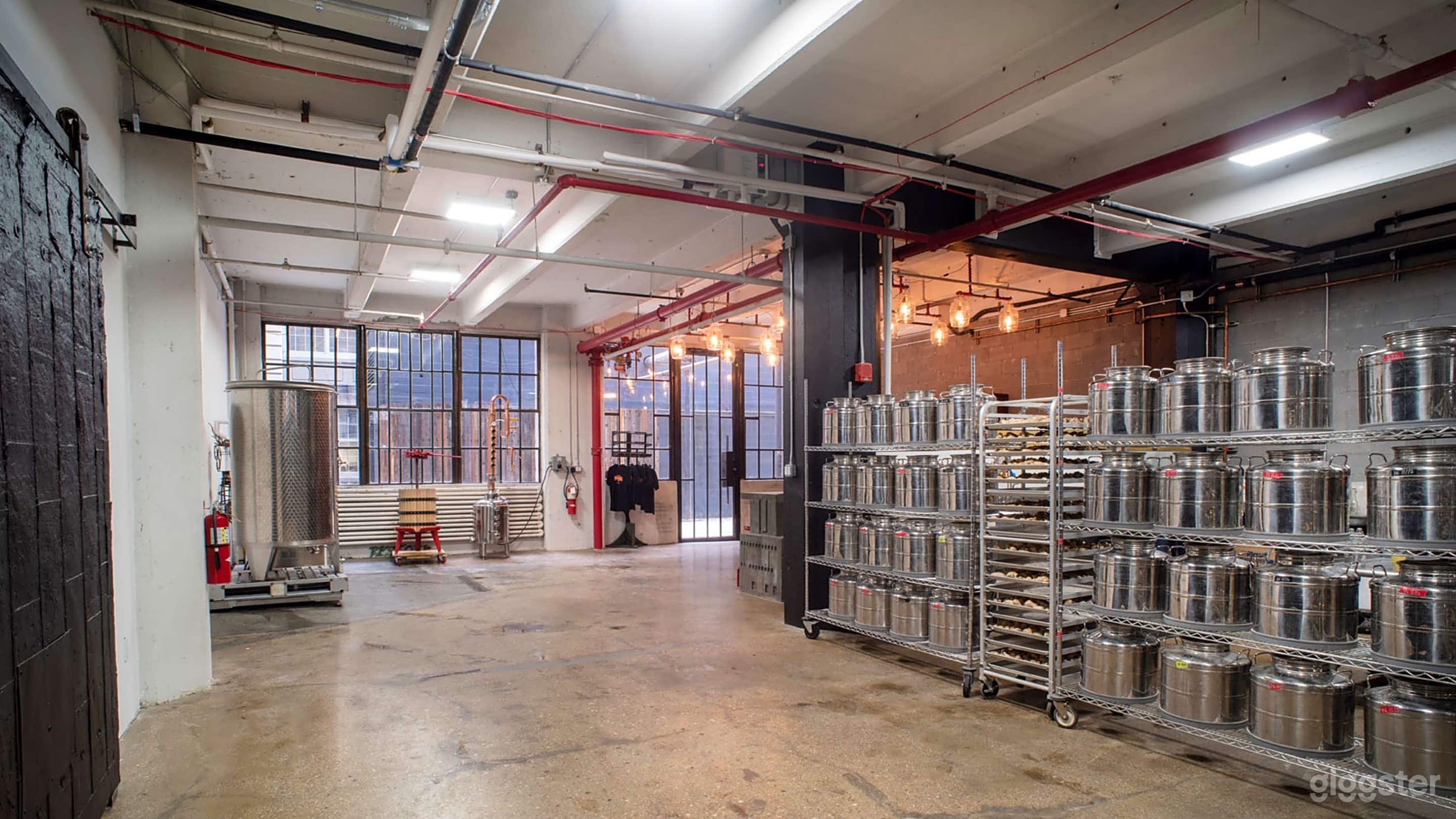 Stylish Industrial Tasting Room Photo 4