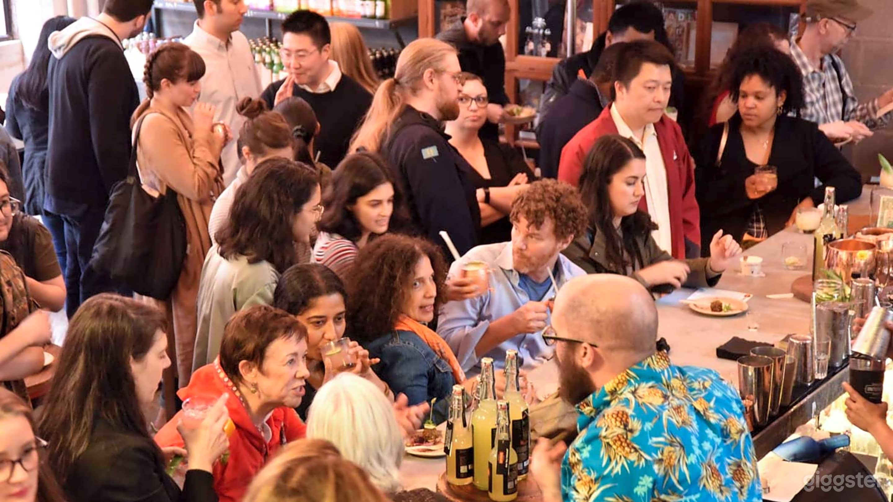 Stylish Industrial Tasting Room Photo 2