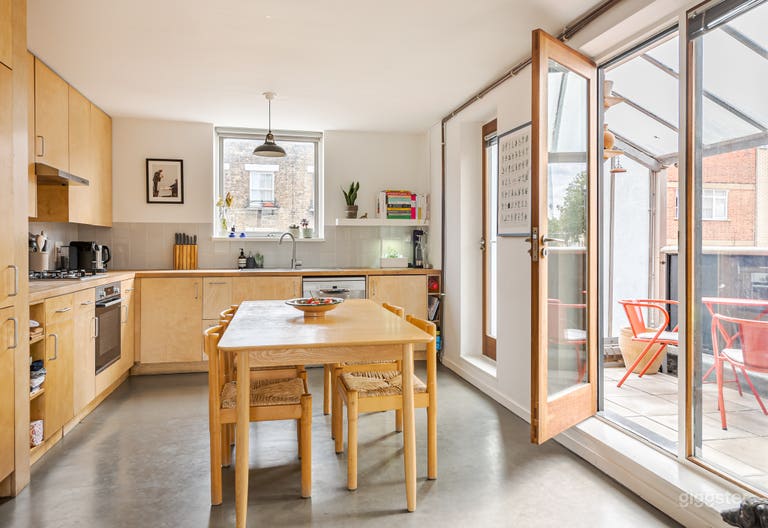  Glass Penthouse With Wooden Slatted Windows  