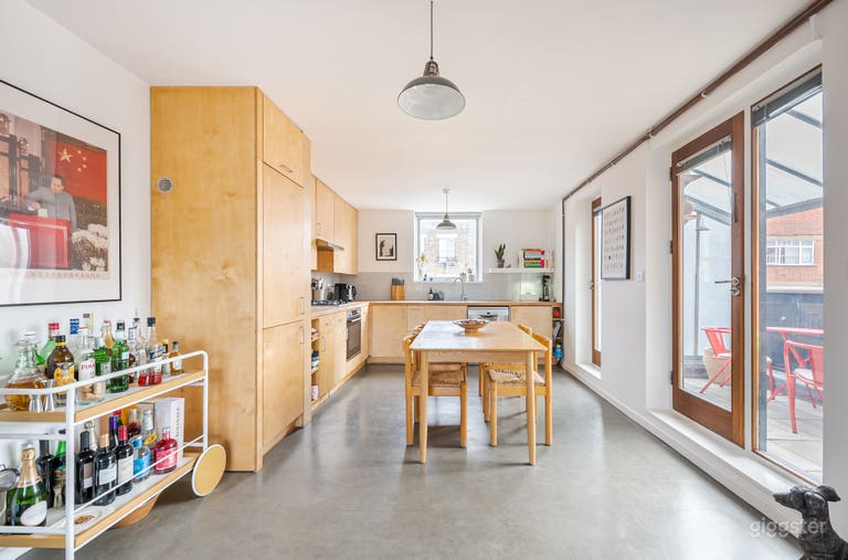  Glass Penthouse With Wooden Slatted Windows  