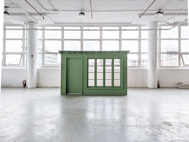  Custom set piece in Studio A. 