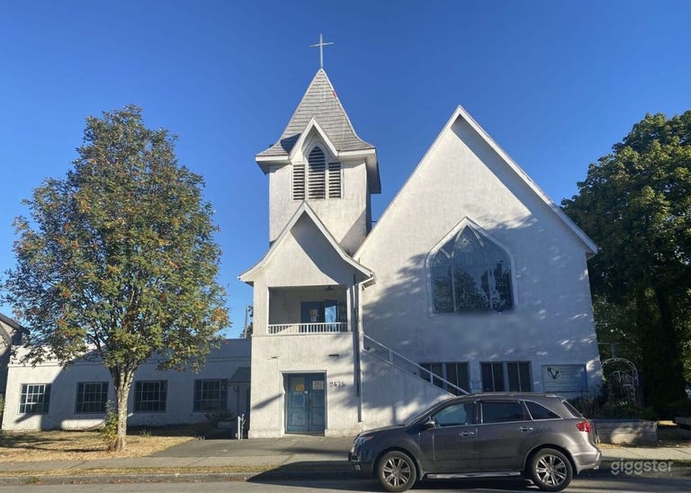  Historic Sanctuary with Stained Glass Windows 