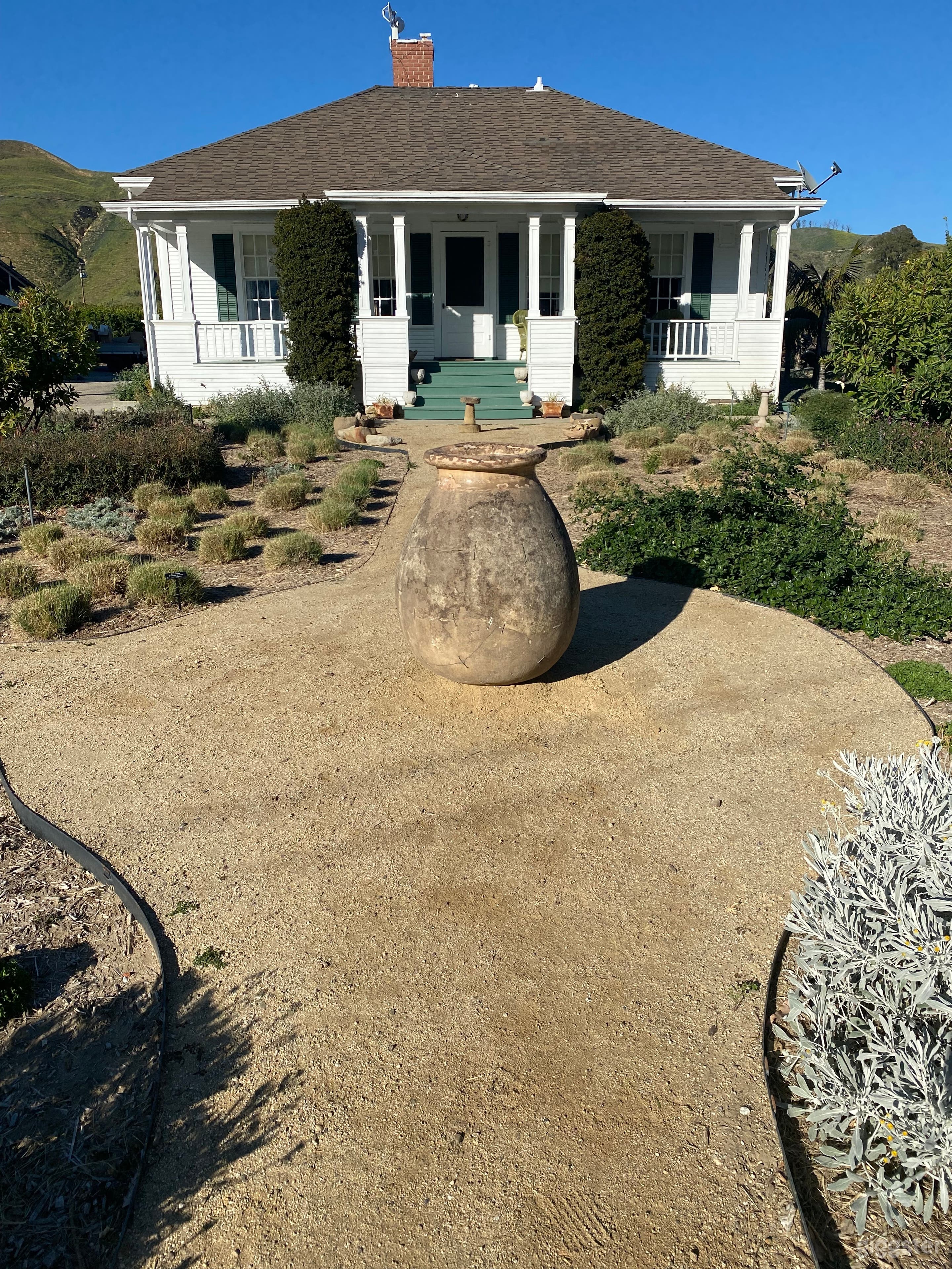 Native habitat garden and guest house
