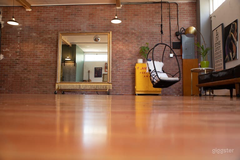  Studio space left open for fitness classes &amp; studio shoots. 