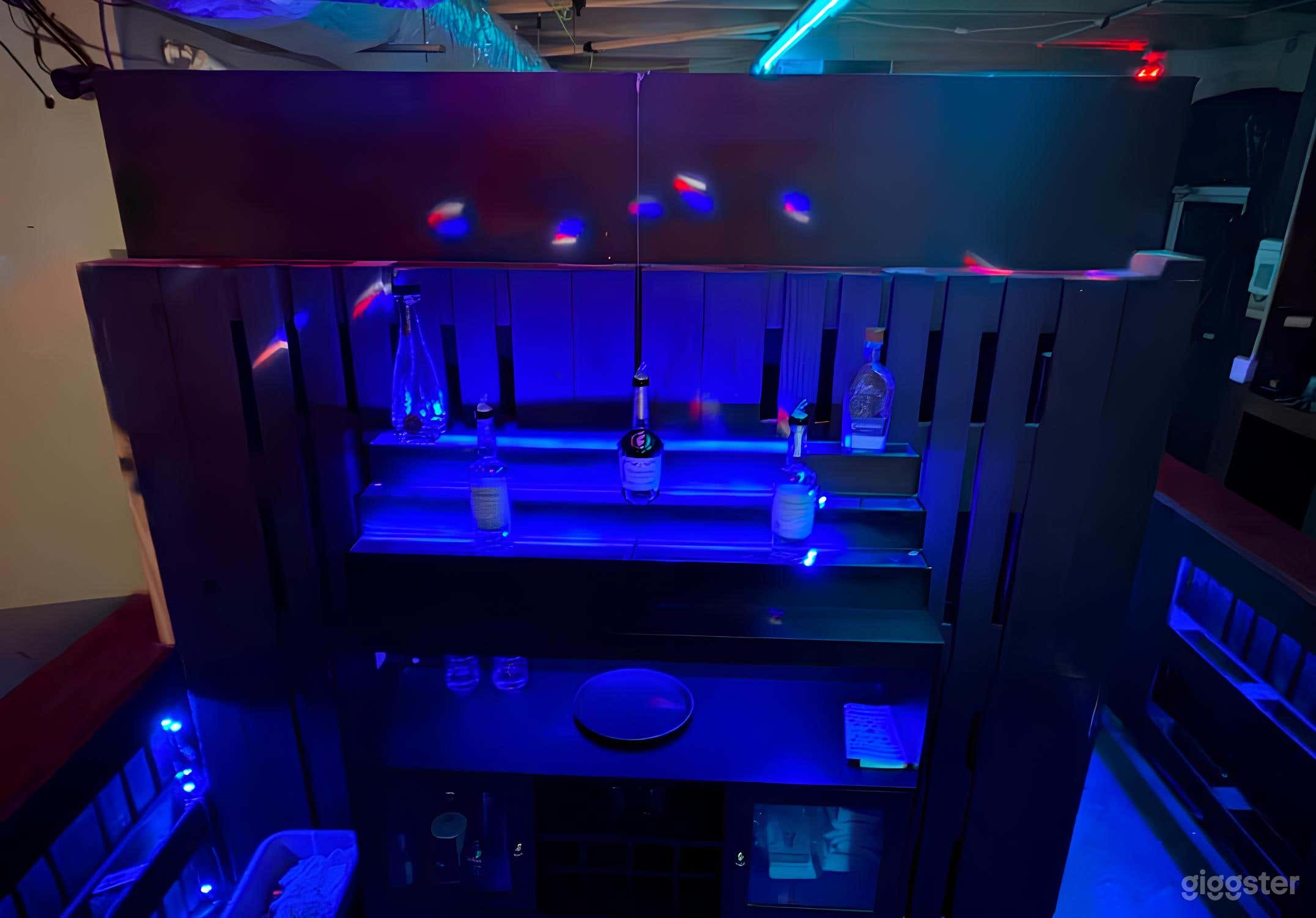 LED LACED BAR WITH DISCO BALL Photo 4