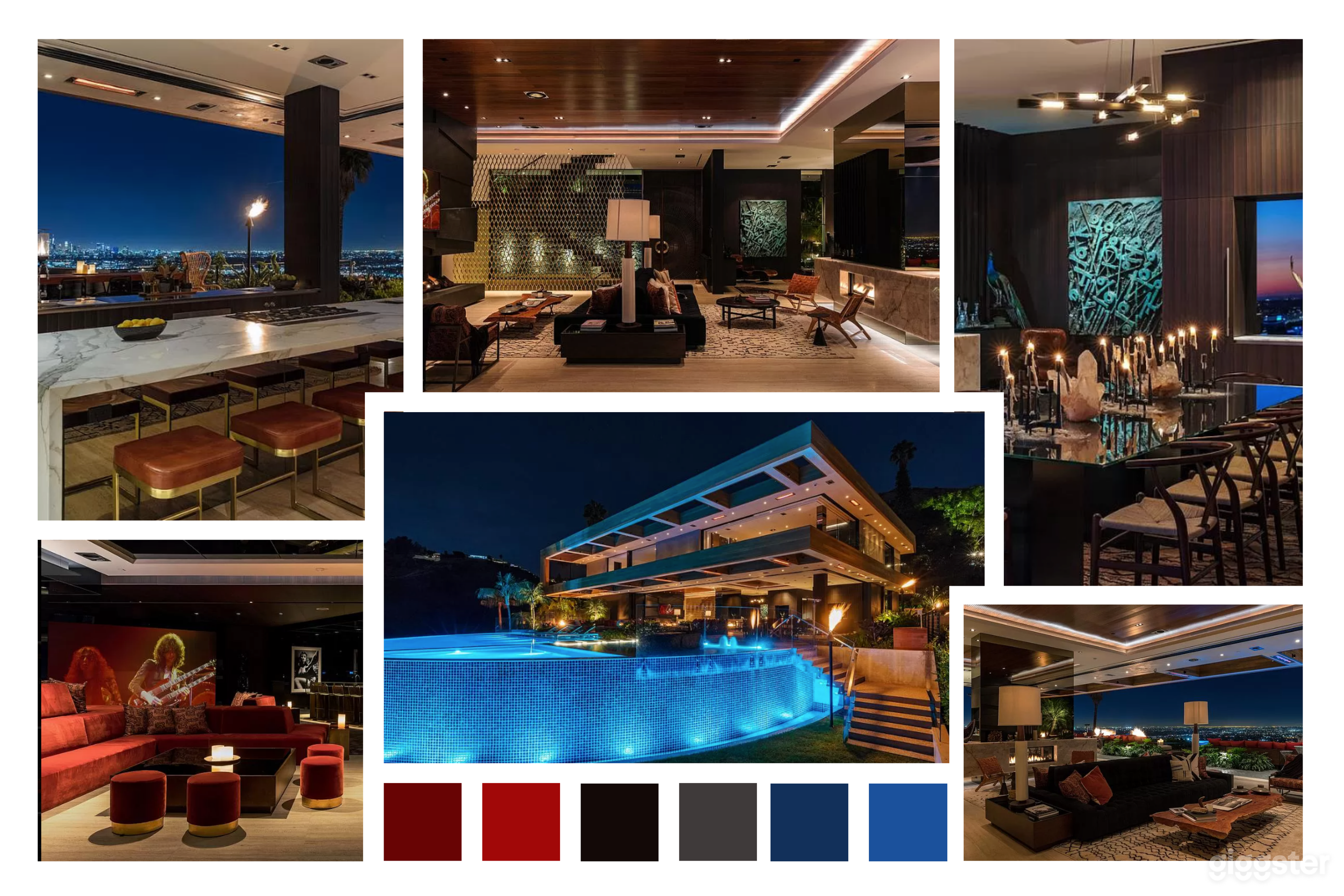 AFTER-DARK GLASS ESTATE IN THE HILLS Photo 1